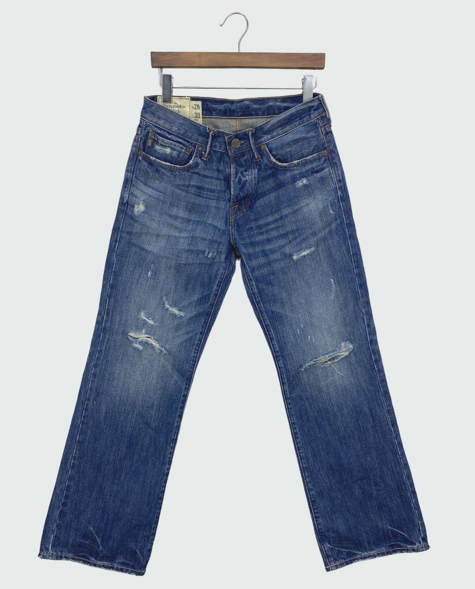 Abercrombie & Fitch Abercrombie and Fitch Jeans Distressed Jeans Size US 30 / EU 46 - 2 Thumbnail
