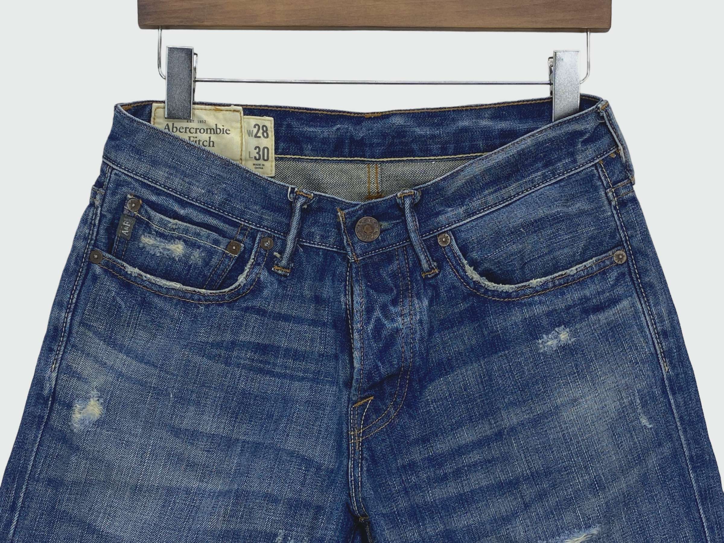 Abercrombie & Fitch Abercrombie and Fitch Jeans Distressed Jeans Size US 30 / EU 46 - 3 Thumbnail