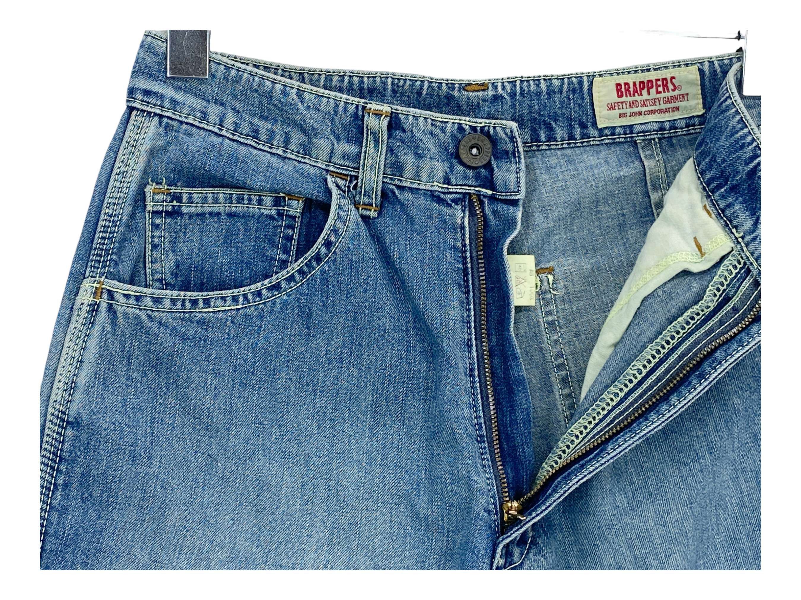 Japanese Brand Brappers Carpenter Pants Hickory Skateboard Pants Size 26" / US 2 / IT 38 - 11 Thumbnail