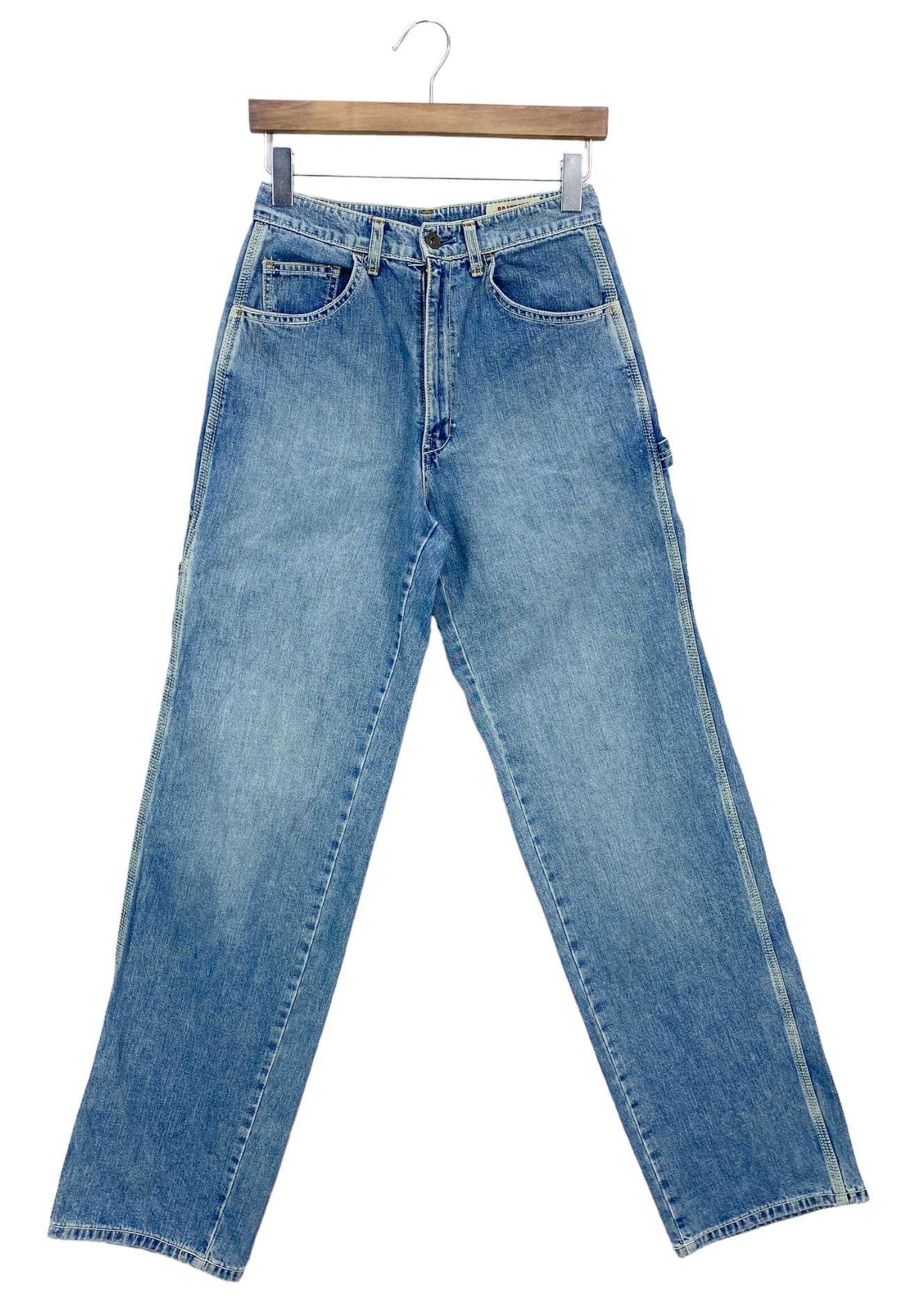 Japanese Brand Brappers Carpenter Pants Hickory Skateboard Pants Size 26" / US 2 / IT 38 - 2 Thumbnail