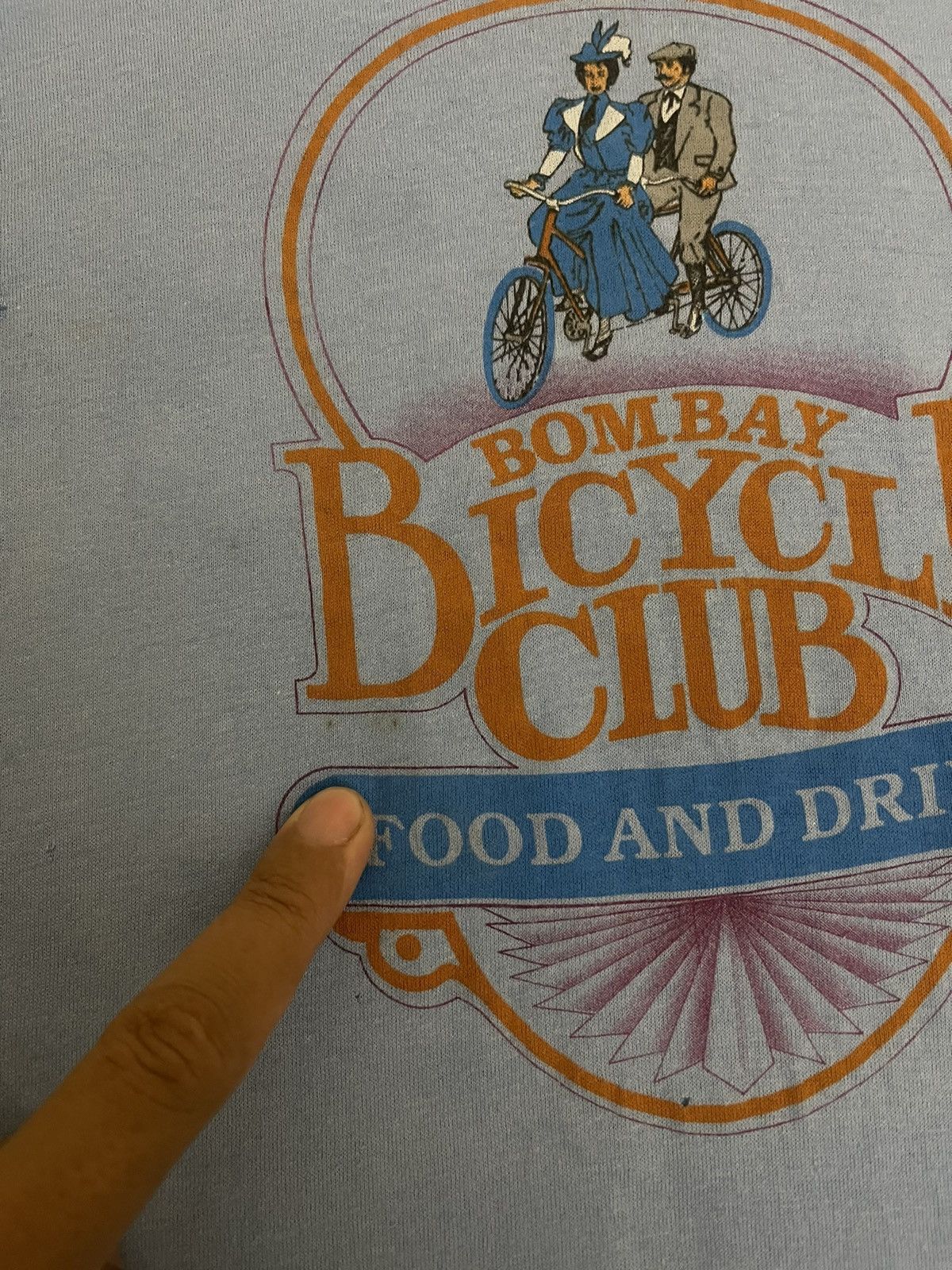 Vintage Vintage 80s Bombay Bicycle Club T-shirt Size US L / EU 52-54 / 3 - 7 Thumbnail