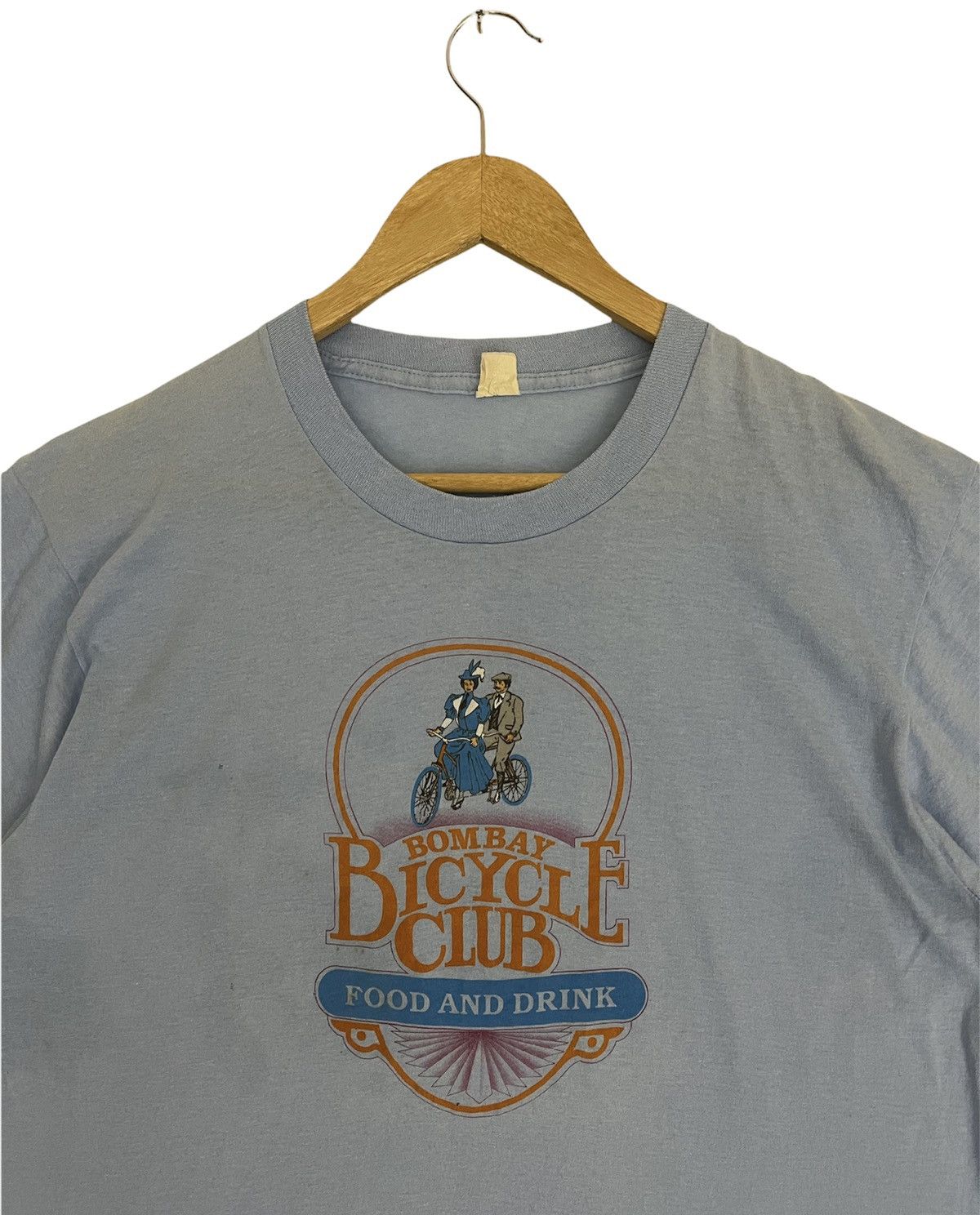 Vintage Vintage 80s Bombay Bicycle Club T-shirt Size US L / EU 52-54 / 3 - 3 Thumbnail
