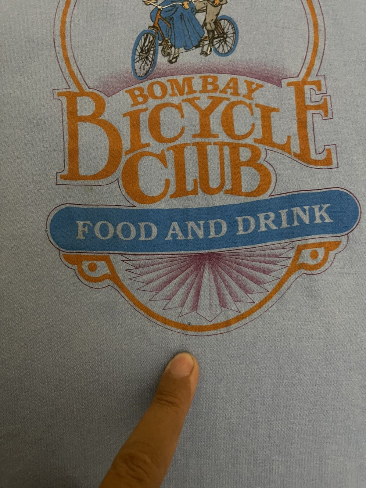 Vintage Vintage 80s Bombay Bicycle Club T-shirt Size US L / EU 52-54 / 3 - 8 Thumbnail