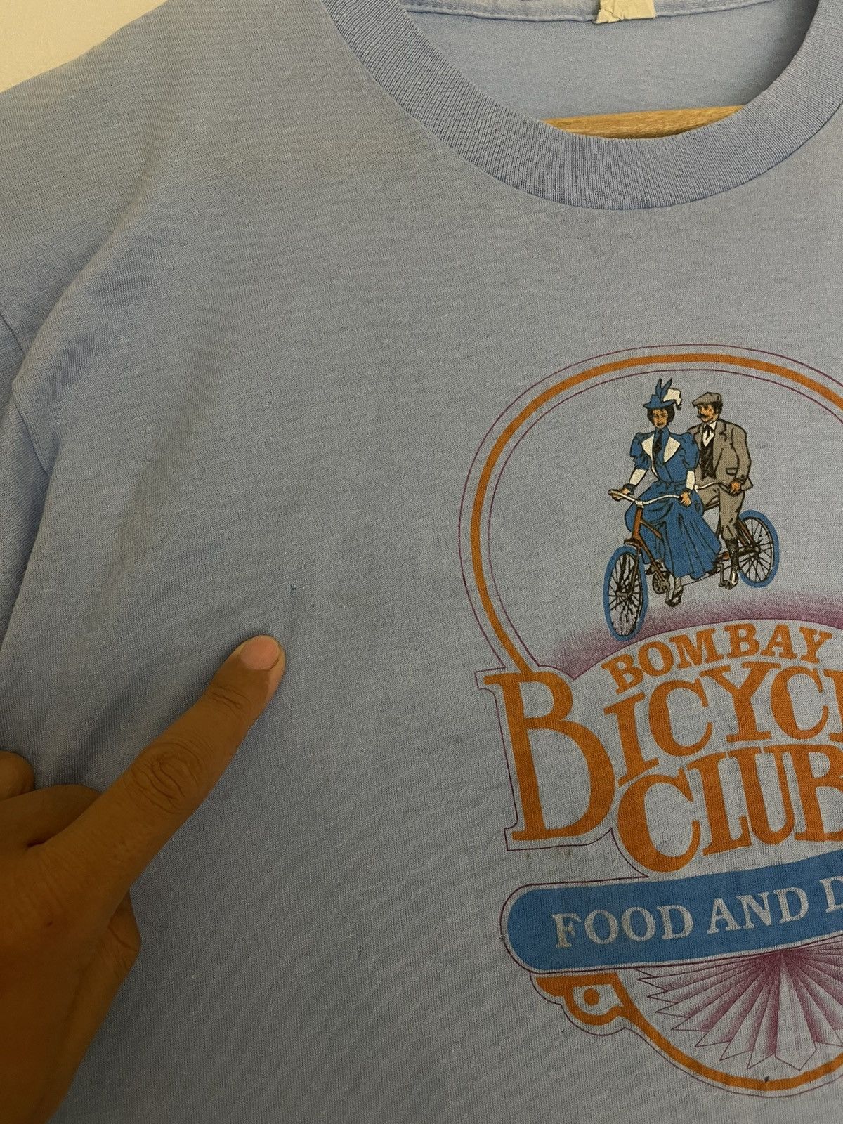 Vintage Vintage 80s Bombay Bicycle Club T-shirt Size US L / EU 52-54 / 3 - 9 Thumbnail