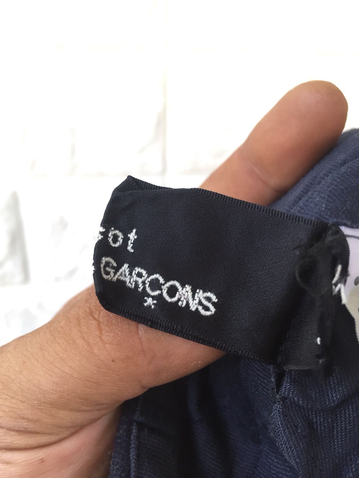Comme des Garcons × Comme des Garcons Homme Plus × Japanese Brand COMME DES GARCONS TRICOAT WOOL PANT Size US 29 - 18 Thumbnail