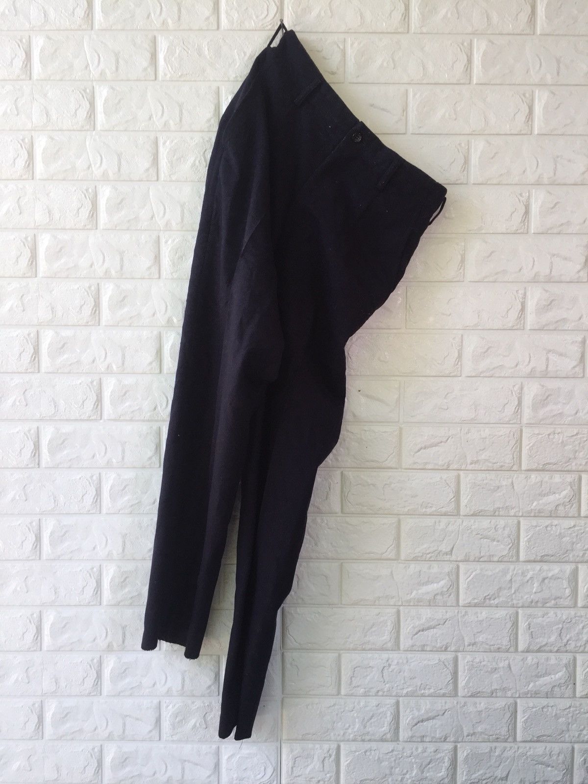 Comme des Garcons × Comme des Garcons Homme Plus × Japanese Brand COMME DES GARCONS TRICOAT WOOL PANT Size US 29 - 2 Thumbnail