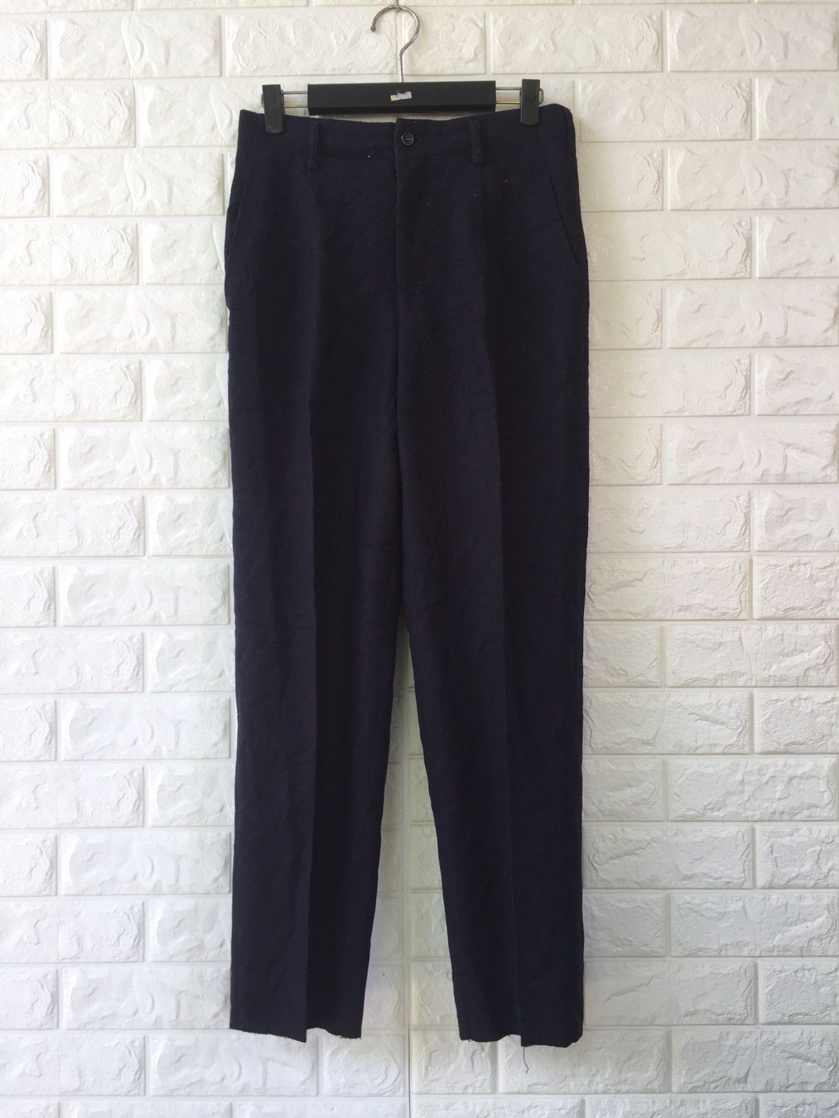 Comme des Garcons × Comme des Garcons Homme Plus × Japanese Brand COMME DES GARCONS TRICOAT WOOL PANT Size US 29 - 1 Thumbnail