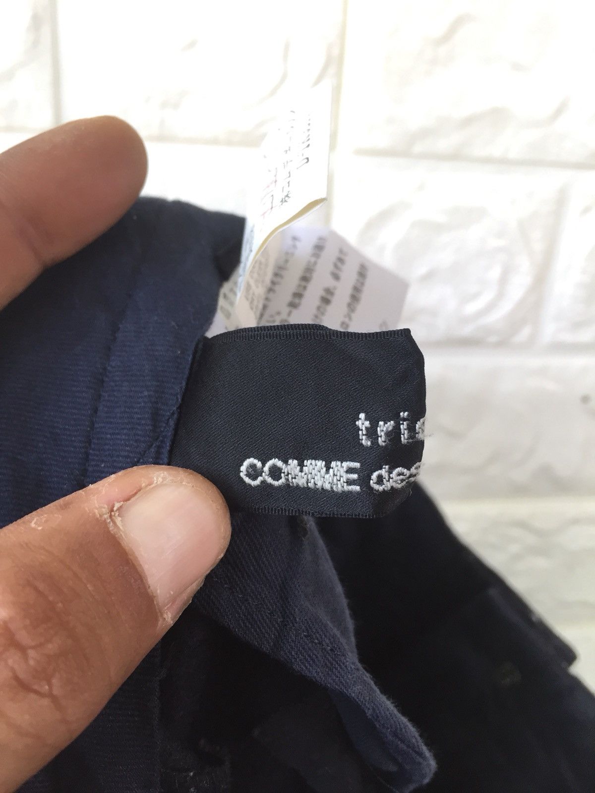 Comme des Garcons × Comme des Garcons Homme Plus × Japanese Brand COMME DES GARCONS TRICOAT WOOL PANT Size US 29 - 17 Thumbnail
