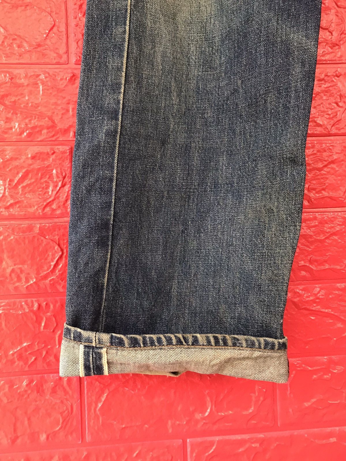 Levi's × Levi's Vintage Clothing × Vintage VINTAGE 90s LEVIS 502 BIG E SELVEDGE DISTRESSED JEANS Size US 32 / EU 48 - 6 Thumbnail