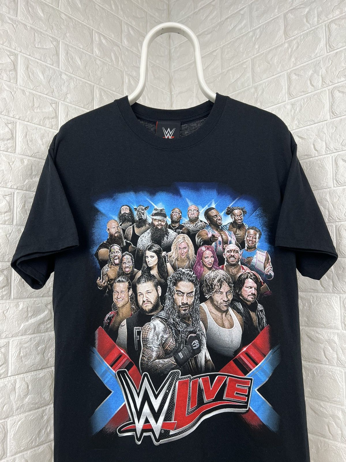 Vintage × WWE × WWF Vintage Wwe Wwf Raw Wrestling Tour T-shirt Size US L / EU 52-54 / 3 - 3 Thumbnail