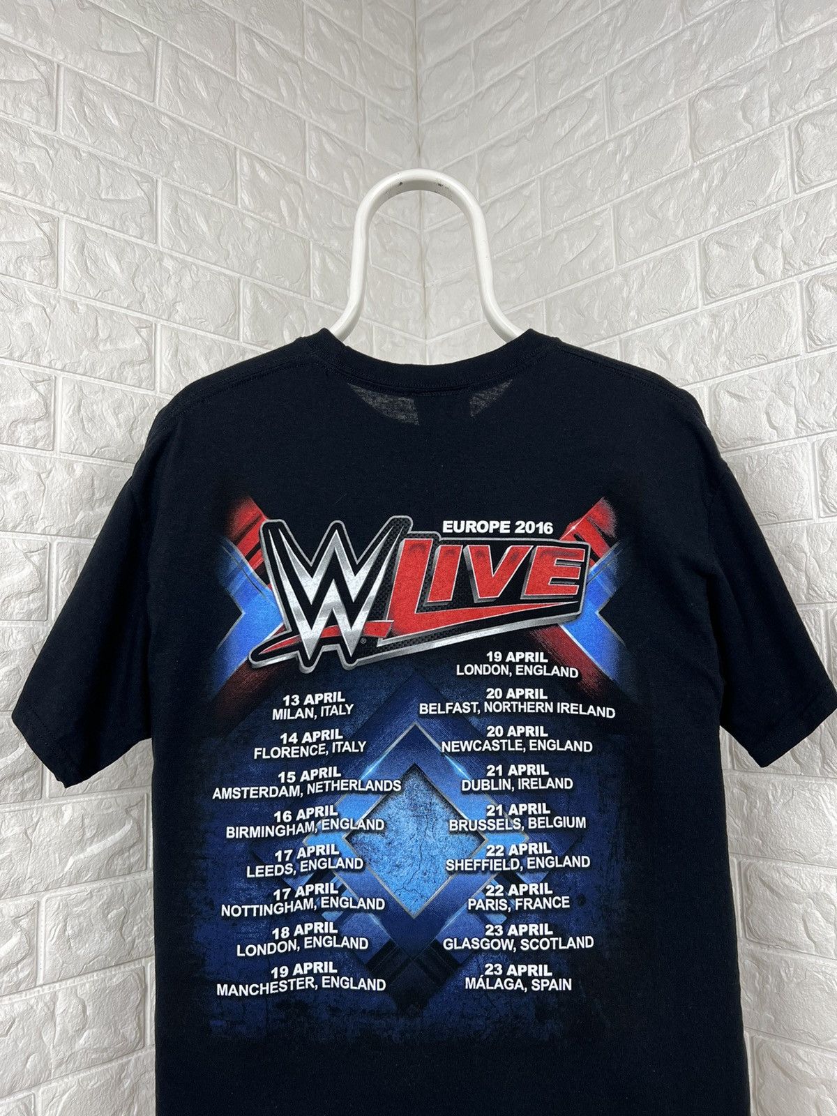 Vintage × WWE × WWF Vintage Wwe Wwf Raw Wrestling Tour T-shirt Size US L / EU 52-54 / 3 - 4 Thumbnail