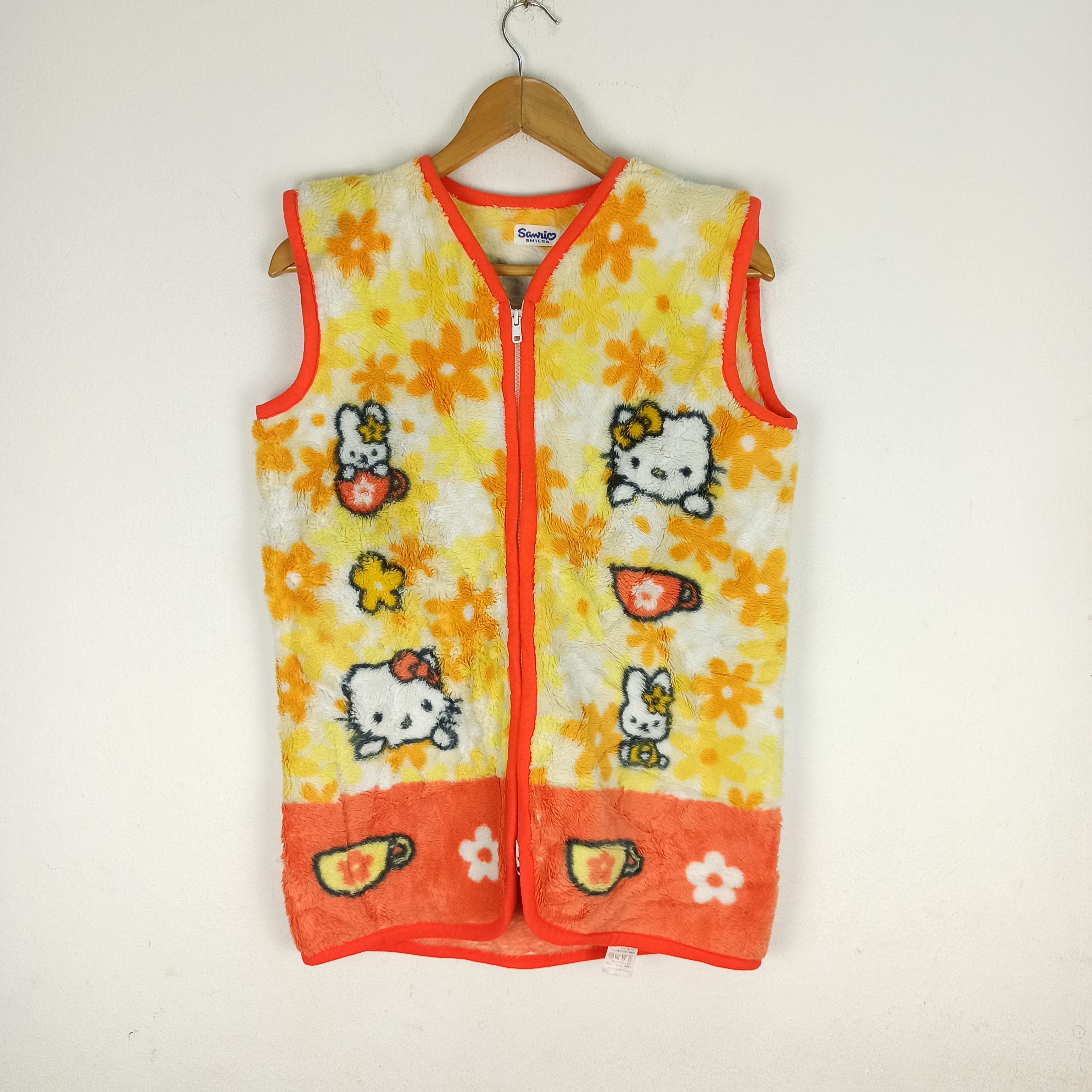 Cartoon Network 🔥Vintage🔥 Hello Kitty Vest Fleece Nice Design Size US M / EU 48-50 / 2 - 4 Thumbnail