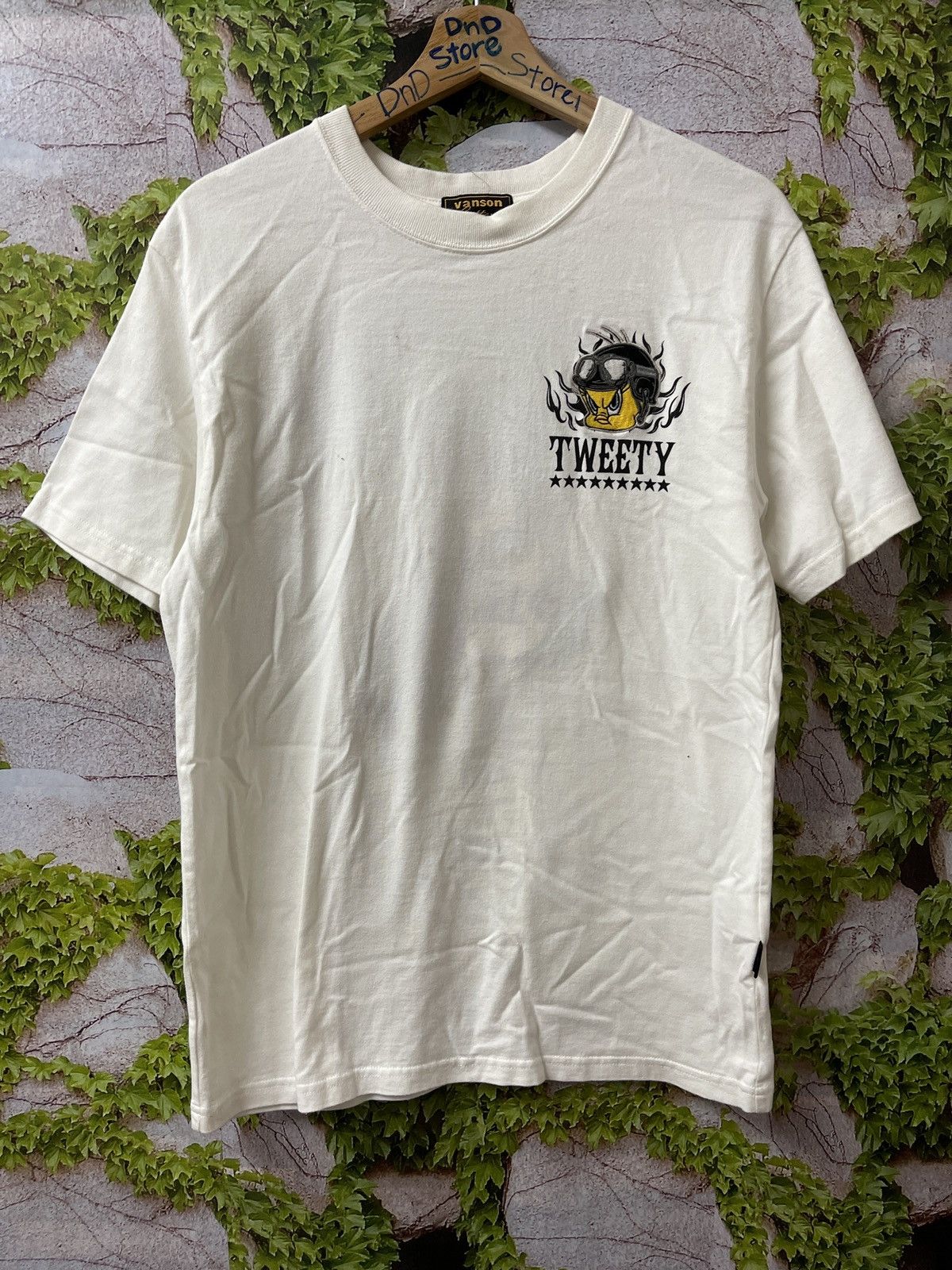 Twenty × Vanson Leathers × Vintage VINTAGE VANSON LEATHERS X TWEETY EMBROIDERY VERY RARE Size US L / EU 52-54 / 3 - 8 Thumbnail