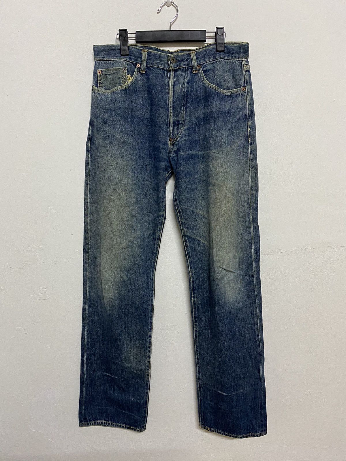 Levi's × Levi's Vintage Clothing × Vintage VINTAGE 80s LEVIS 501xx BIG E SELVEDGE JEANS Size US 34 / EU 50 - 1 Thumbnail