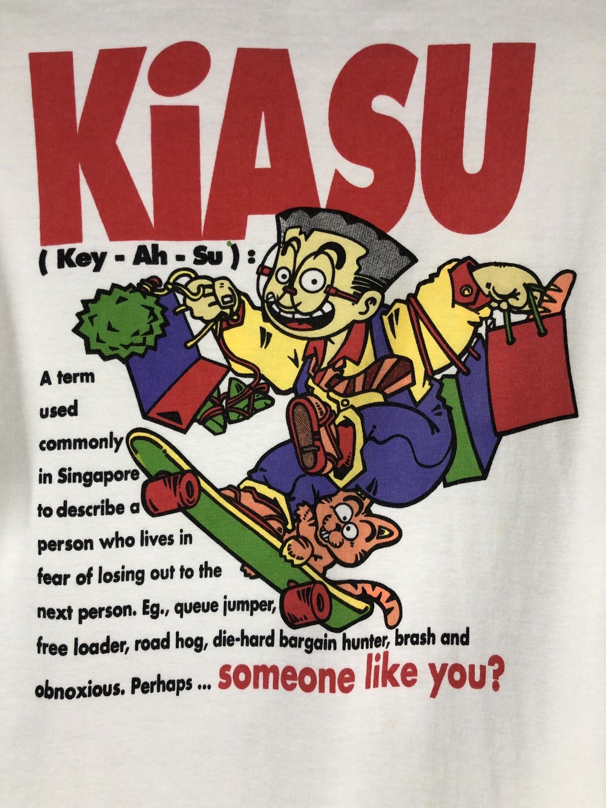 Japanese Brand × Vintage Rare vintage MR Kiasu comix factory t shirt Size US M / EU 48-50 / 2 - 3 Thumbnail
