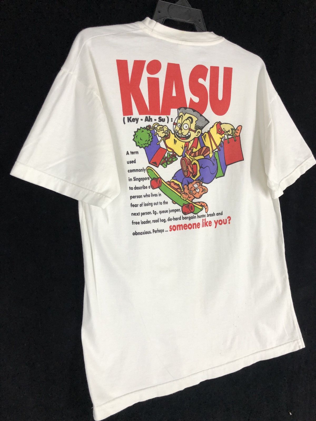 Japanese Brand × Vintage Rare vintage MR Kiasu comix factory t shirt Size US M / EU 48-50 / 2 - 5 Thumbnail