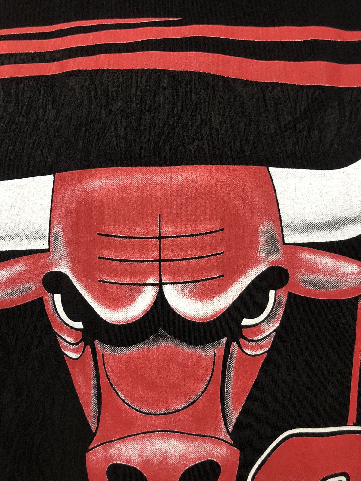 NBA × Vintage Vintage Vtg 90s Chicago Bulls Big Logo Shirt Size US XL / EU 56 / 4 - 5 Thumbnail