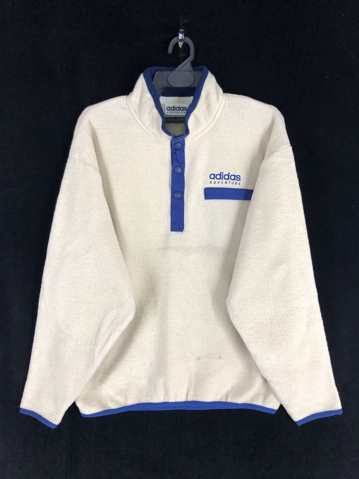 Adidas 90s Vintage Adidas Fleece Sweatshirt Size US M / EU 48-50 / 2 - 1 Thumbnail