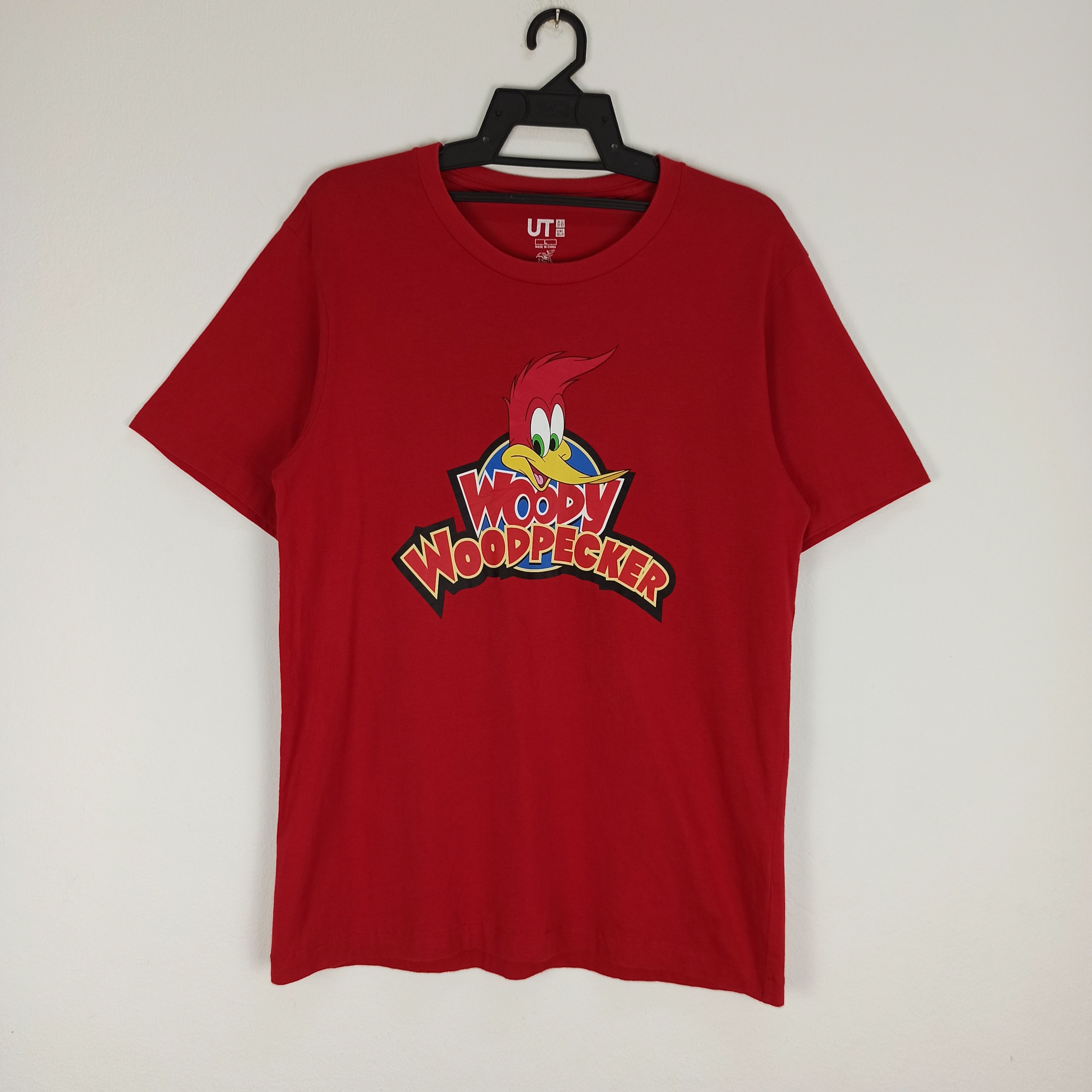 Cartoon Network Universal Woody Woodpecker Tshirt Uniqlo Size US L / EU 52-54 / 3 - 1 Thumbnail