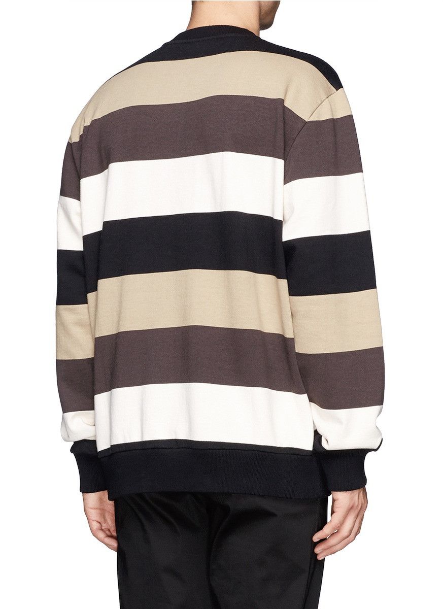 Givenchy Givenchy American Flag Stripe Rottweiler Oversized Sweater Size US L / EU 52-54 / 3 - 7 Thumbnail