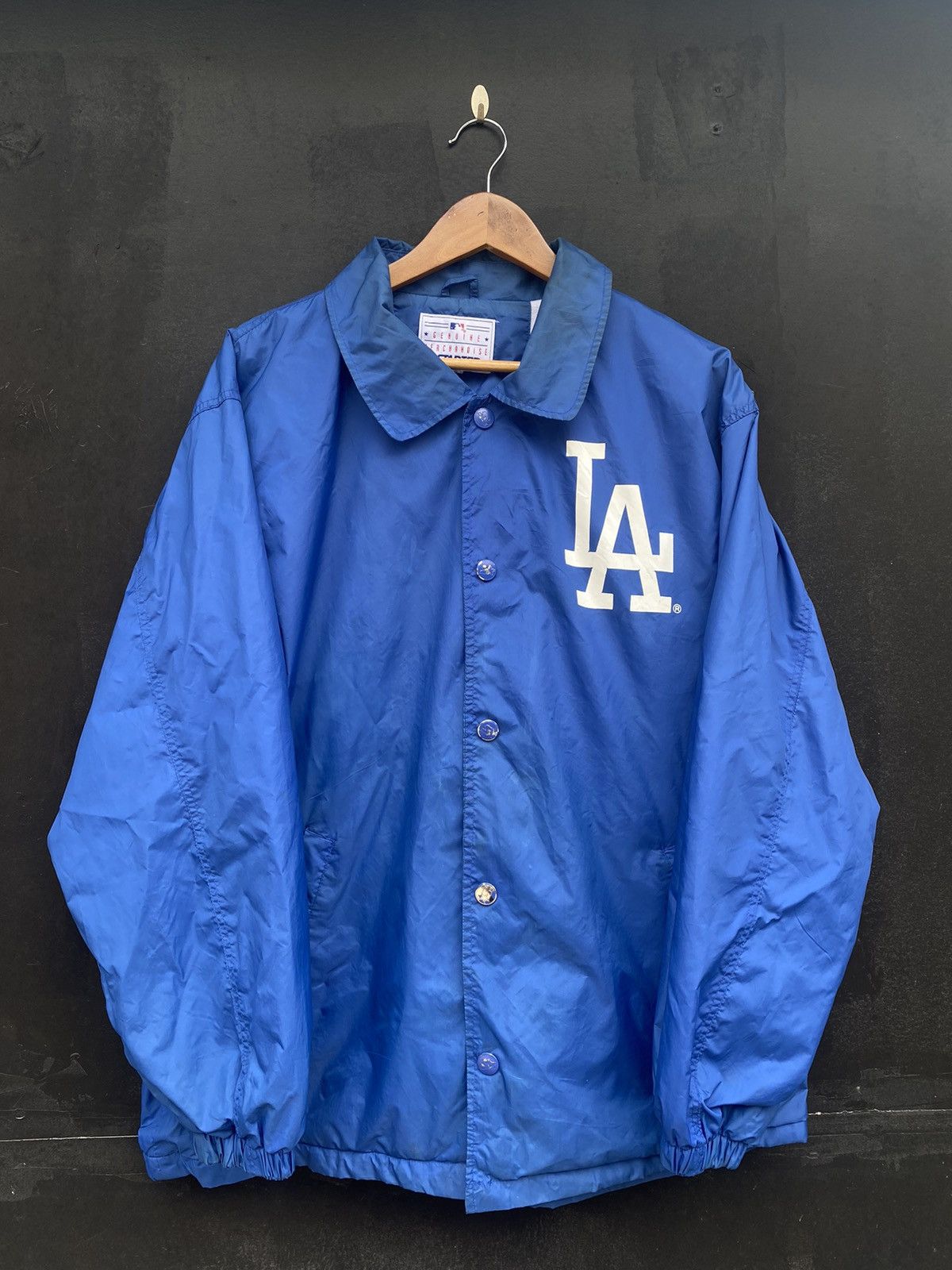 Majestic MLB Los Angeles Dodgers Coach Jacket | Grailed