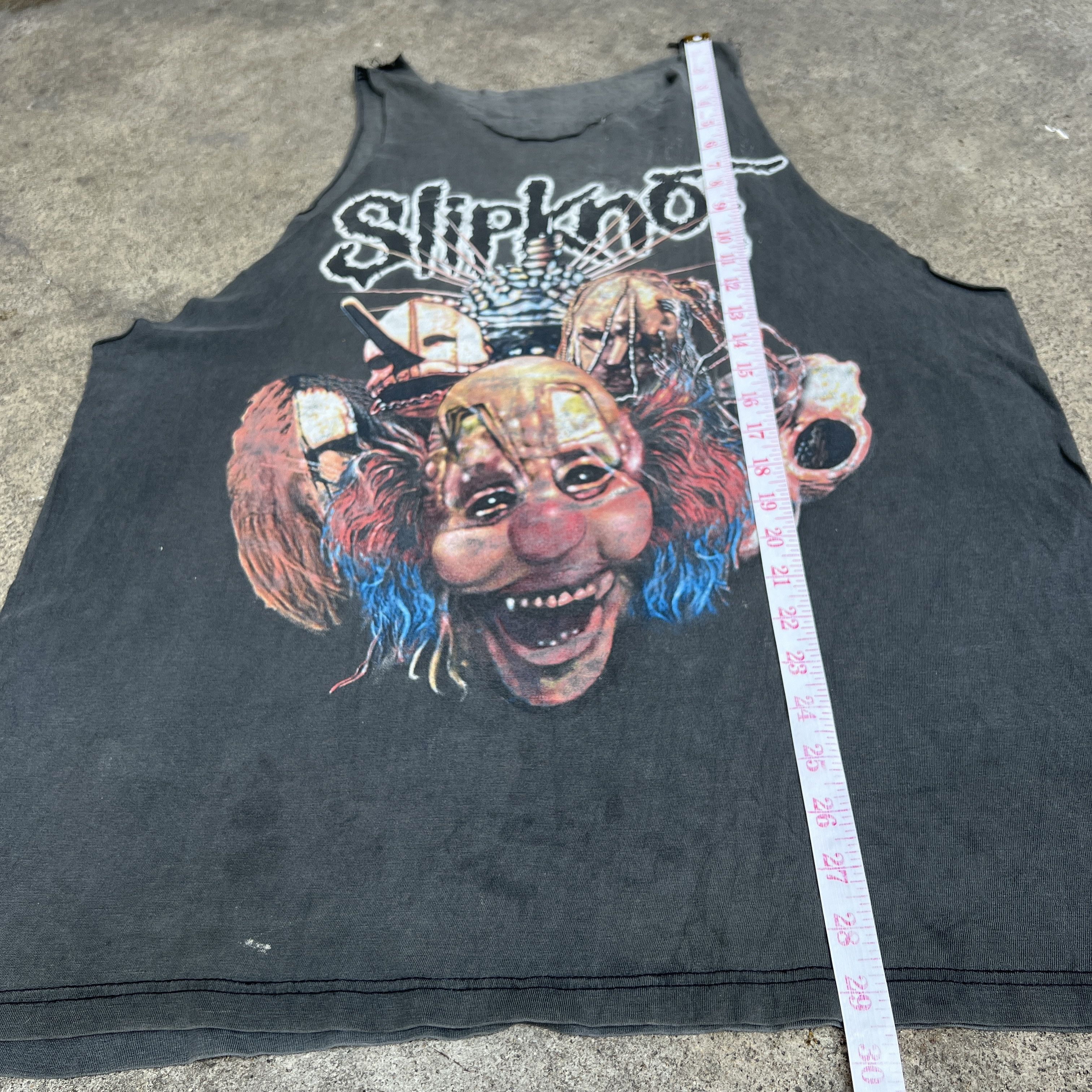 Band Tees × Slipknot × Vintage Rare Vintage Slipknot Promo Tee Shirt Faded Distressed Size US L / EU 52-54 / 3 - 15 Thumbnail