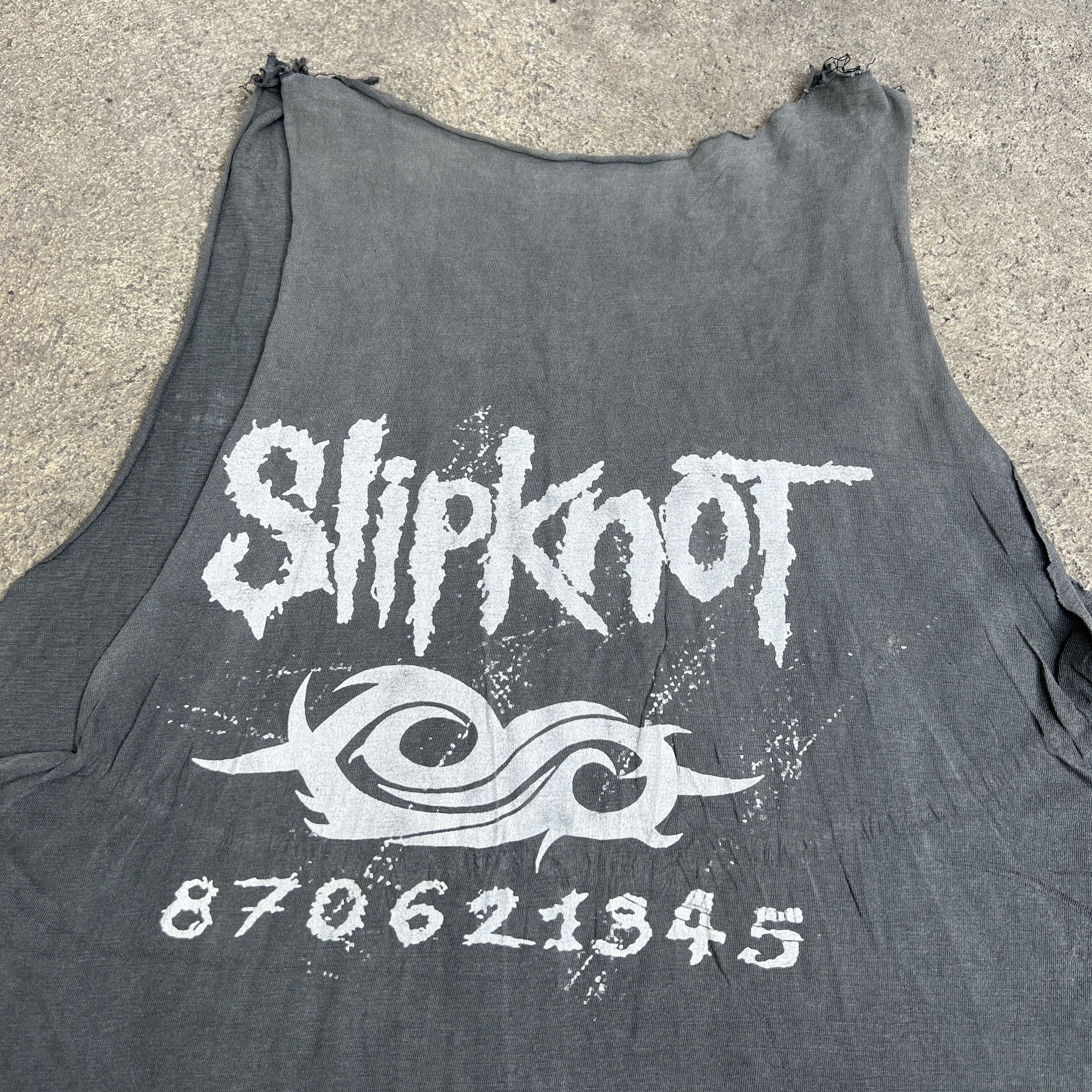 Band Tees × Slipknot × Vintage Rare Vintage Slipknot Promo Tee Shirt Faded Distressed Size US L / EU 52-54 / 3 - 11 Thumbnail