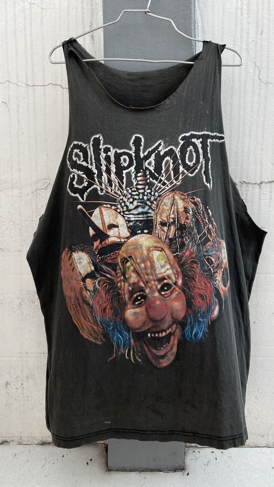 Rare Vintage Slipknot Promo Tee Shirt Faded Distressed