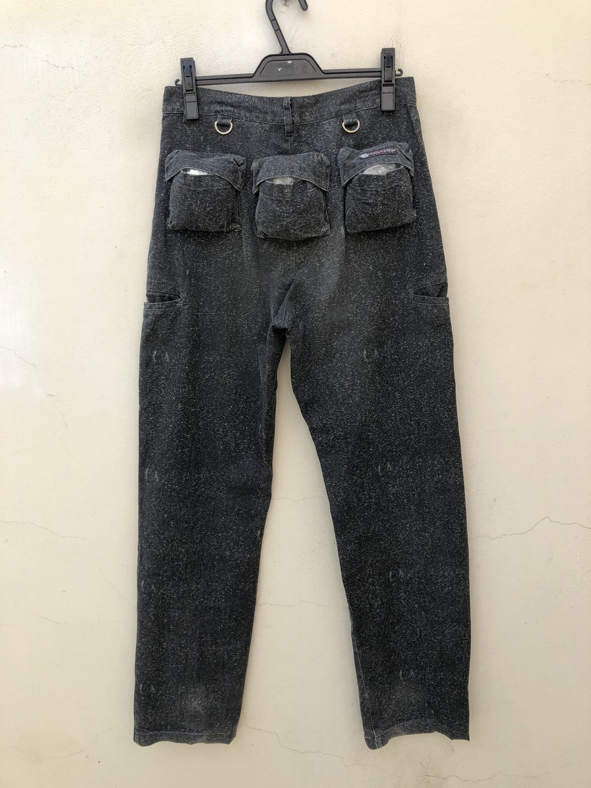 Vintage Japan Brand Slash Number Multi Pocket Cargo Trouser Pant Size US 30 / EU 46 - 6 Thumbnail