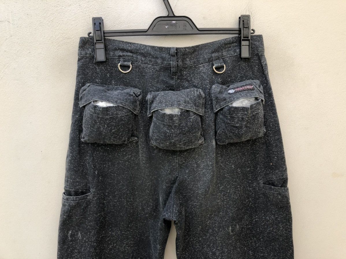 Vintage Japan Brand Slash Number Multi Pocket Cargo Trouser Pant Size US 30 / EU 46 - 7 Thumbnail
