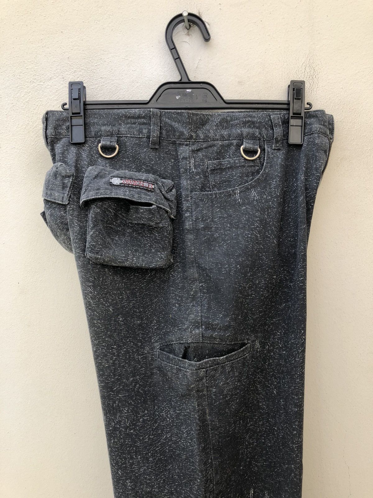Vintage Japan Brand Slash Number Multi Pocket Cargo Trouser Pant Size US 30 / EU 46 - 23 Thumbnail