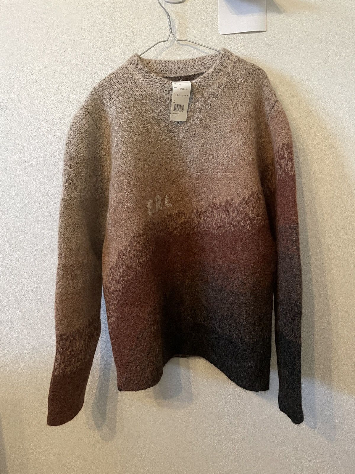 image of Erl Bowy Sweater in Brown, Men's (Size Small)