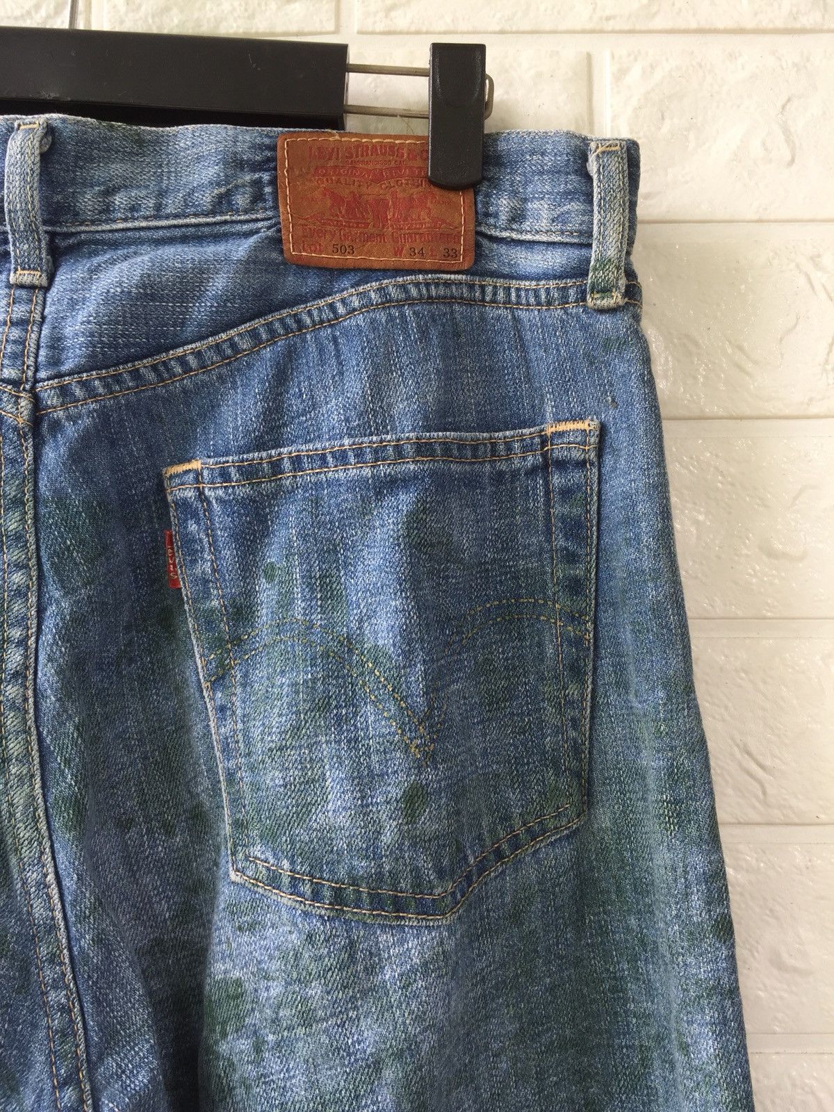 Japanese Brand × Levi's × Vintage LEVIS 503 PAINTER STYLE JEANS Size US 34 / EU 50 - 12 Thumbnail