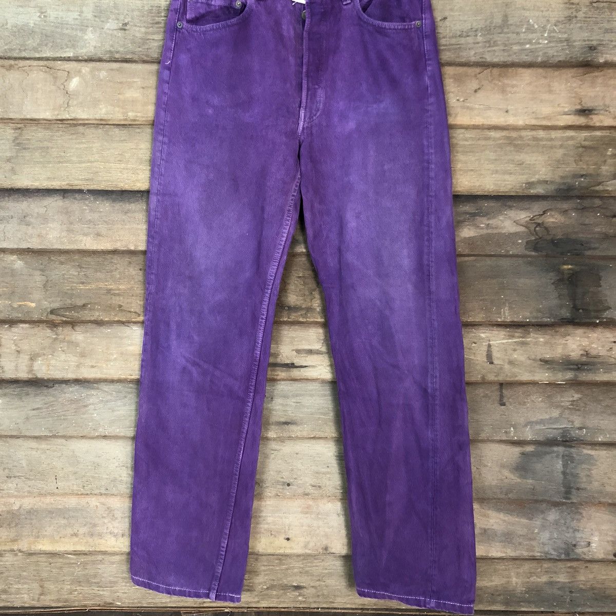 Levi's Levis Strauss Purple Denim Jeans Pants #4626DL Size US 31 - 3 Thumbnail