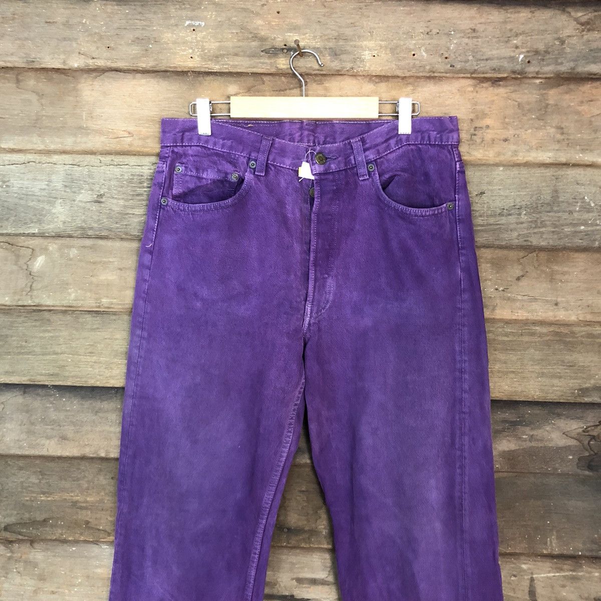 Levi's Levis Strauss Purple Denim Jeans Pants #4626DL Size US 31 - 2 Thumbnail