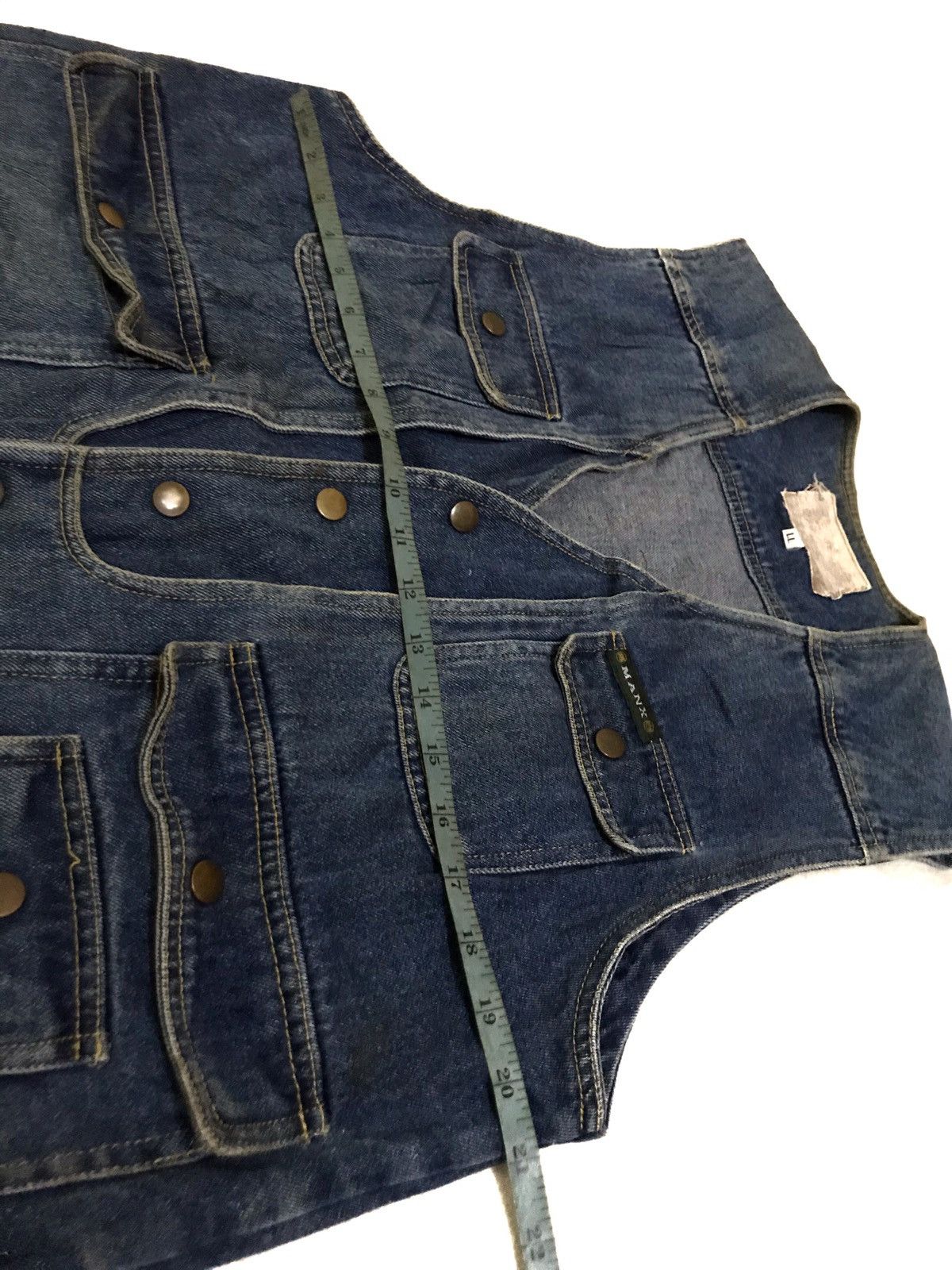 Vintage Vintage tactical denim vest Size US L / EU 52-54 / 3 - 9 Thumbnail