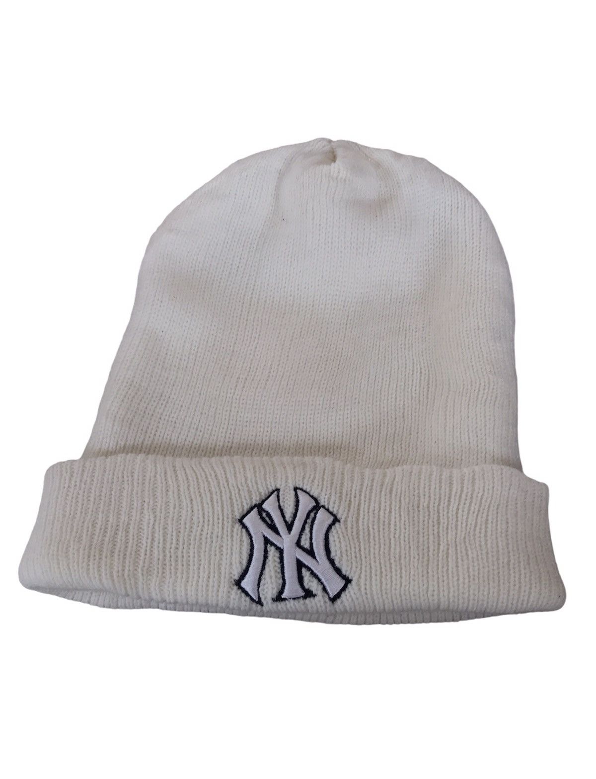 MLB Vintage Y2K New York Yankees Beanie Hat Size ONE SIZE - 2 Thumbnail