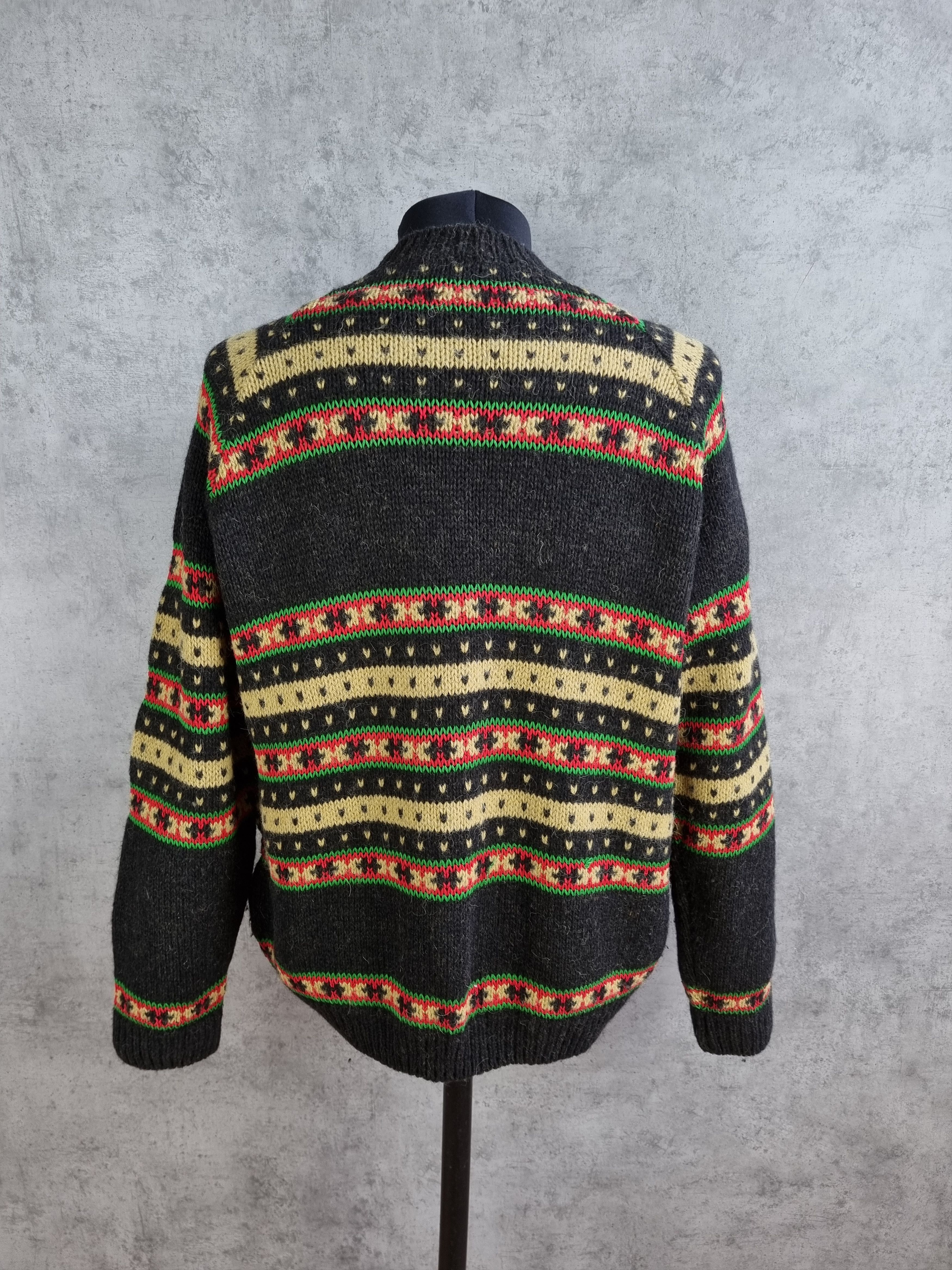 Boneville × Massimo Osti 1984 Boneville Wool Vintage Italian Luxury Sweater Size US L / EU 52-54 / 3 - 5 Thumbnail