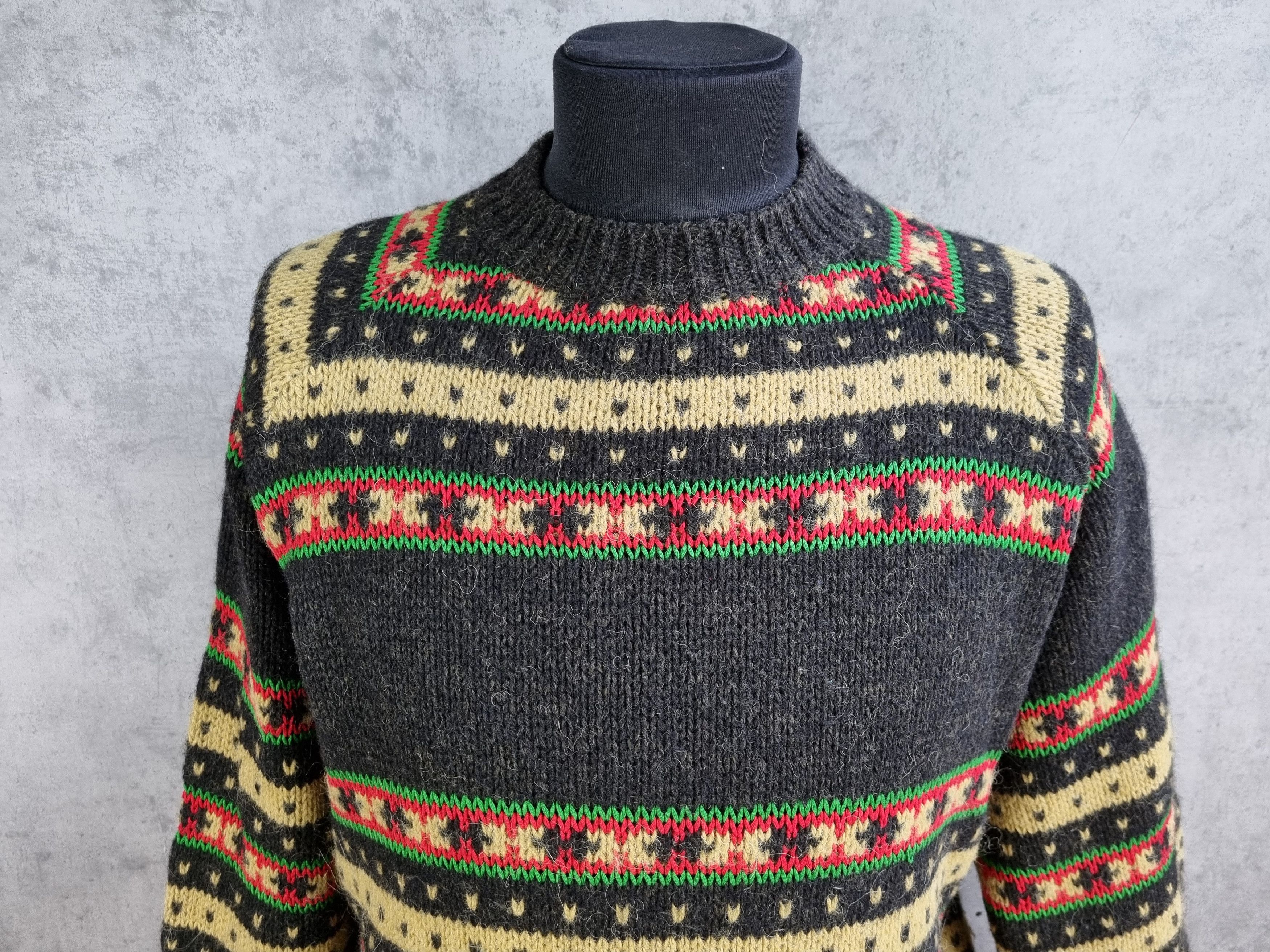 Boneville × Massimo Osti 1984 Boneville Wool Vintage Italian Luxury Sweater Size US L / EU 52-54 / 3 - 6 Thumbnail