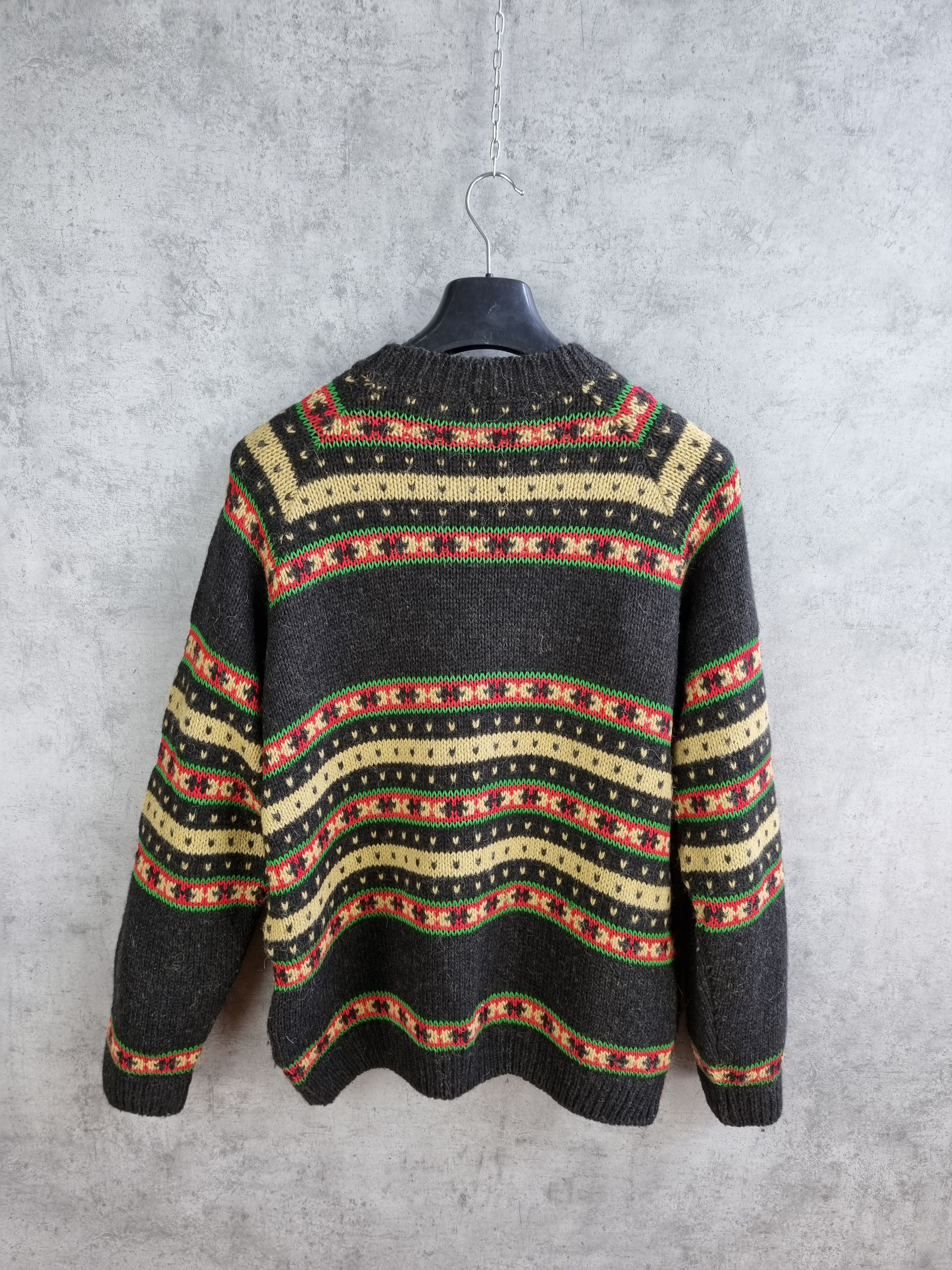 Boneville × Massimo Osti 1984 Boneville Wool Vintage Italian Luxury Sweater Size US L / EU 52-54 / 3 - 3 Thumbnail