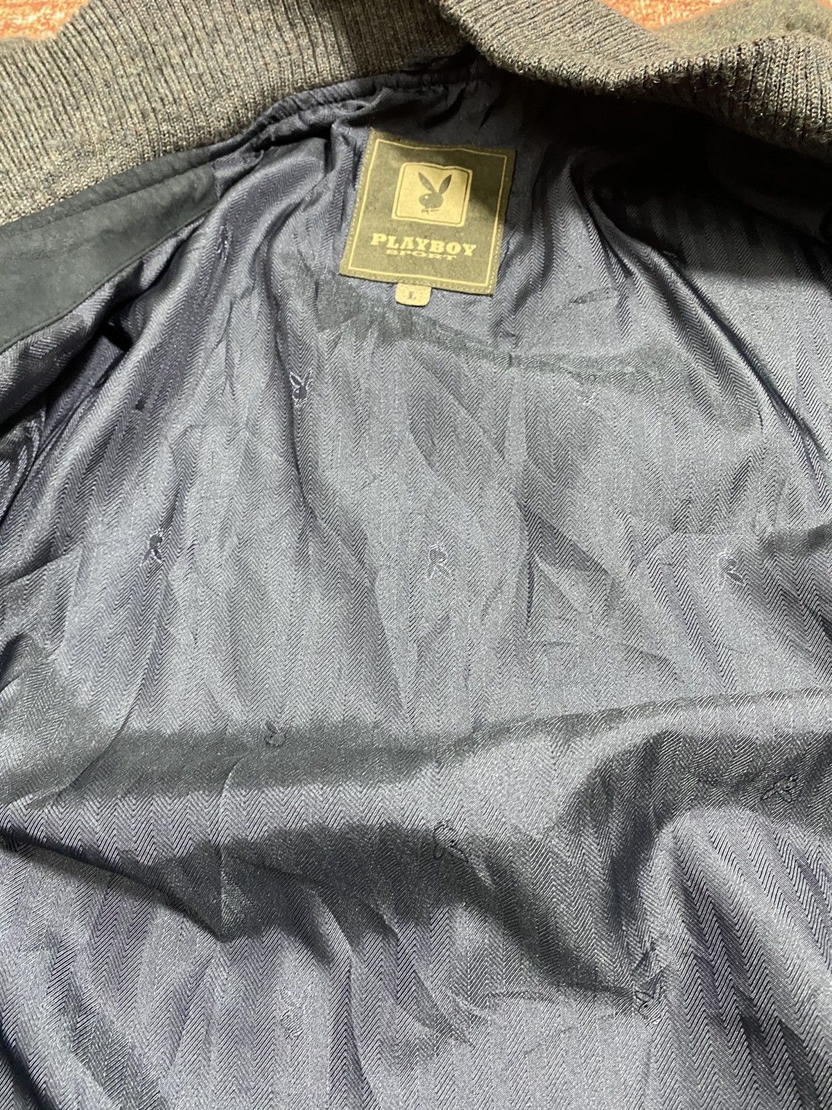 Playboy × Vintage (I) PLAYBOY BOMBER JACKET Size US L / EU 52-54 / 3 - 10 Thumbnail
