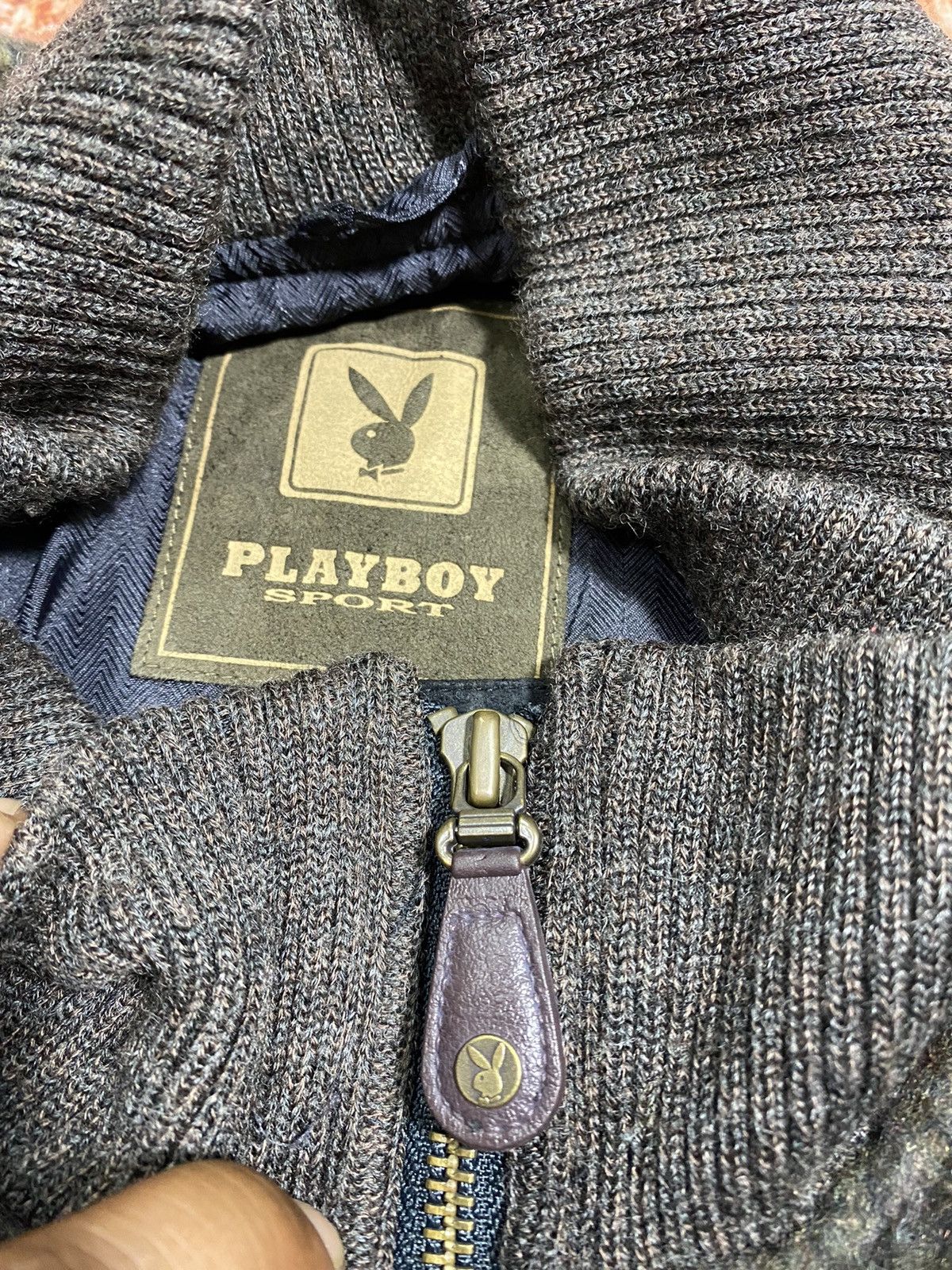 Playboy × Vintage (I) PLAYBOY BOMBER JACKET Size US L / EU 52-54 / 3 - 7 Thumbnail