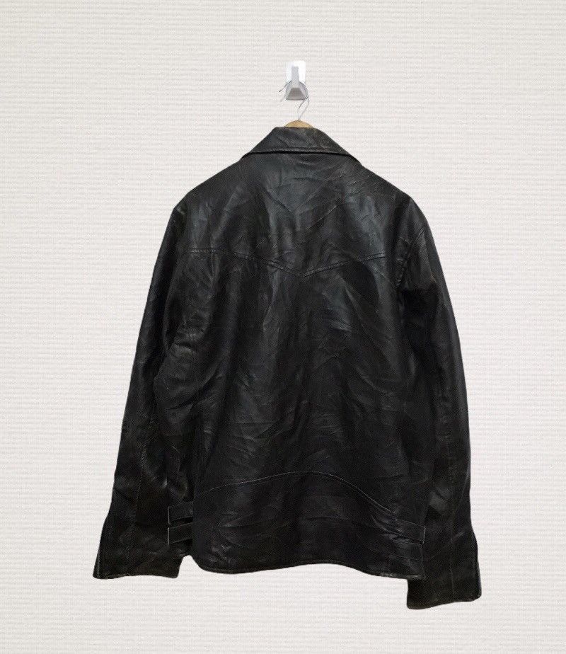 Band Tees Rey Kawakubo style Double collar jacket rock style Size US L / EU 52-54 / 3 - 3 Thumbnail