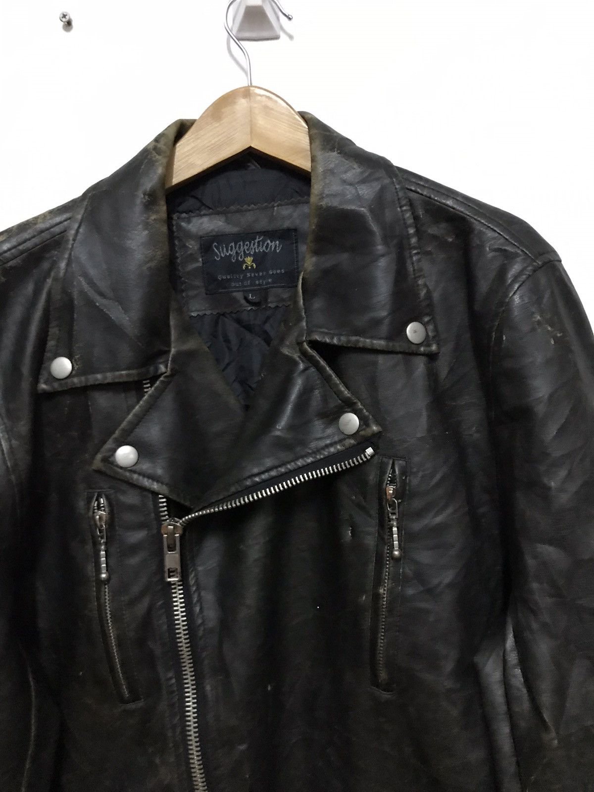 Band Tees Rey Kawakubo style Double collar jacket rock style Size US L / EU 52-54 / 3 - 10 Thumbnail