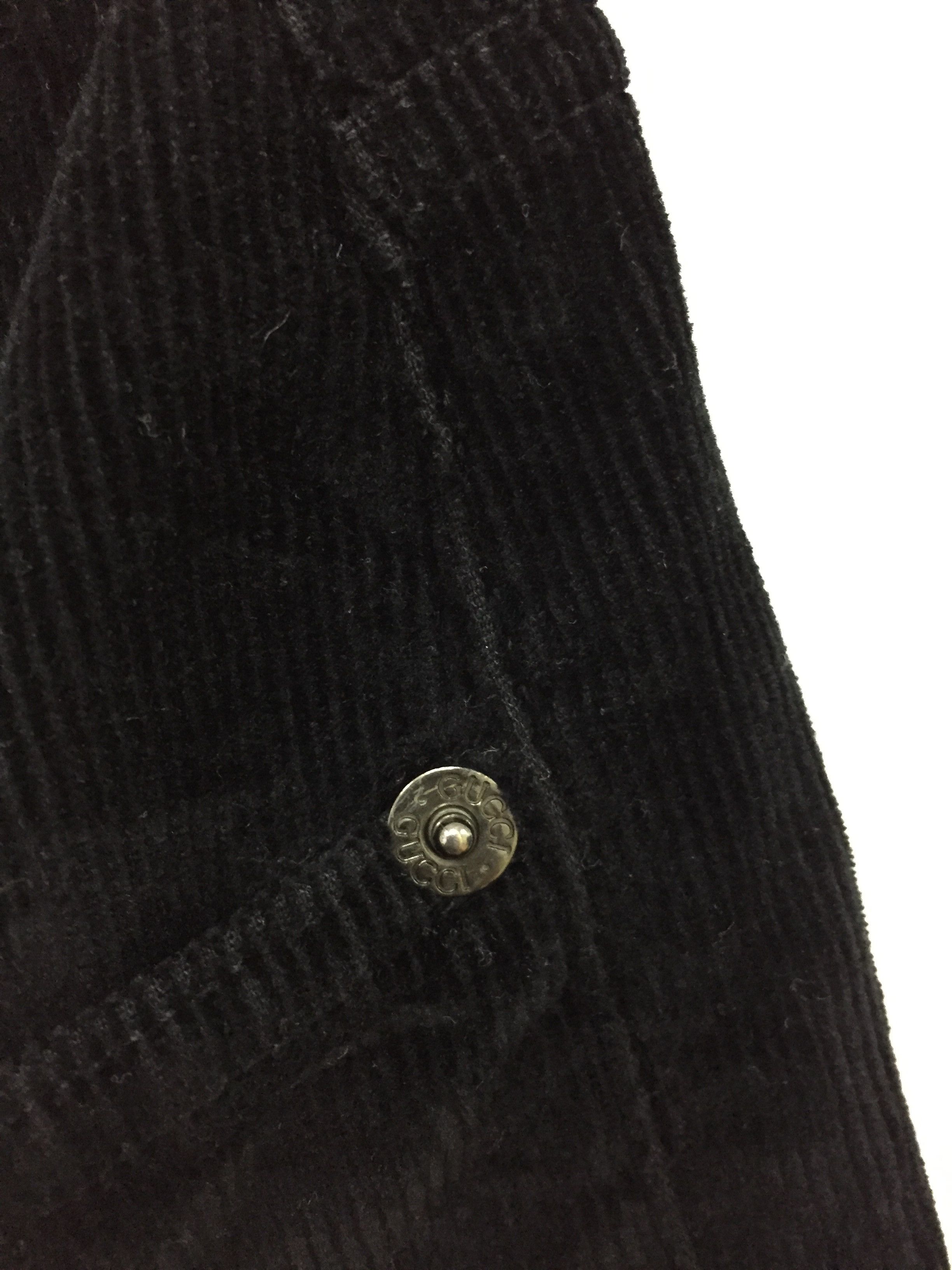 Gucci Black corduroy pants Size US 34 / EU 50 - 6 Thumbnail