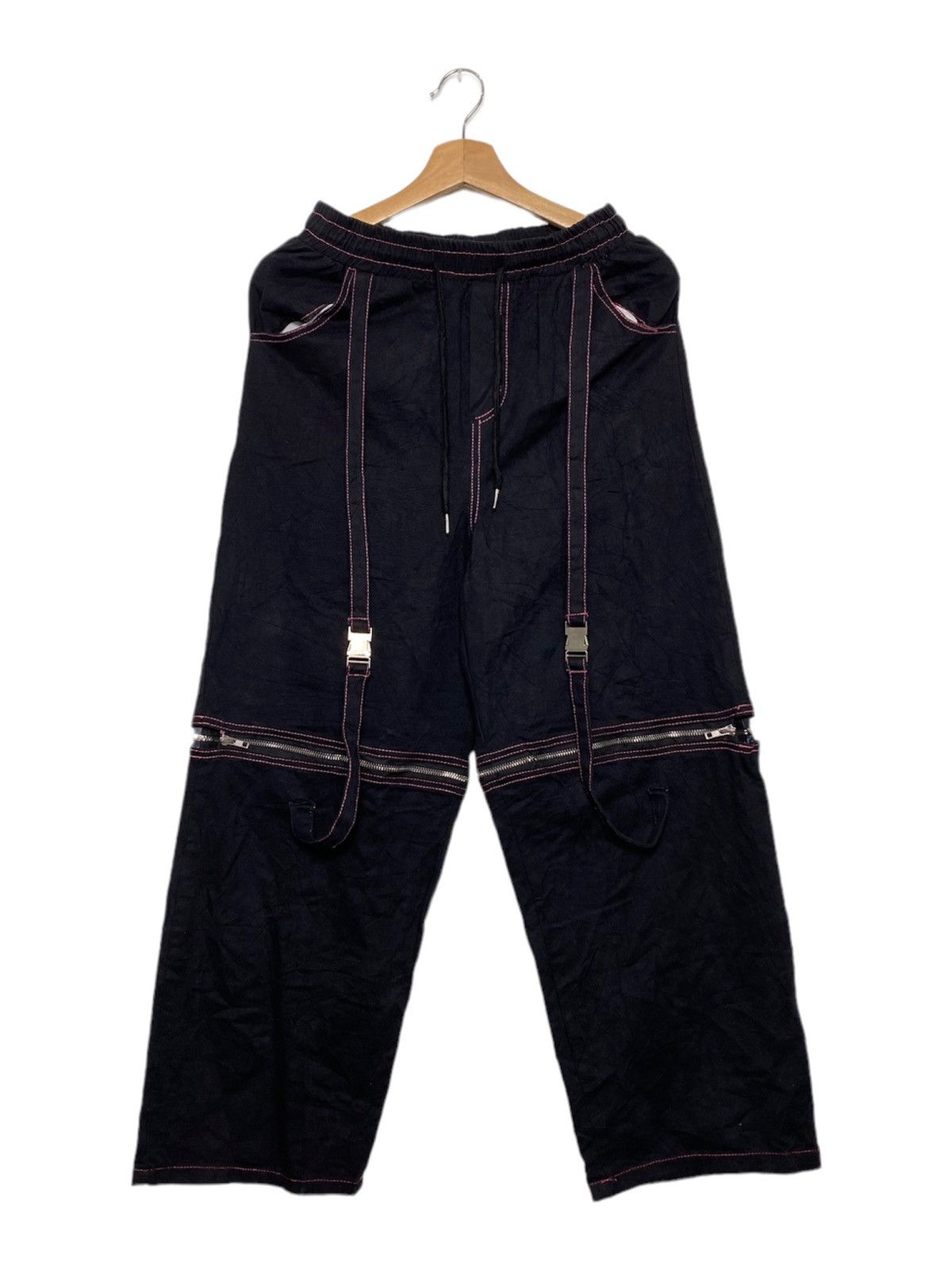 Japanese Brand Vintage Parachute Tactical Small Parts Denim / Travis Scott Size US 32 / EU 48 - 1 Thumbnail