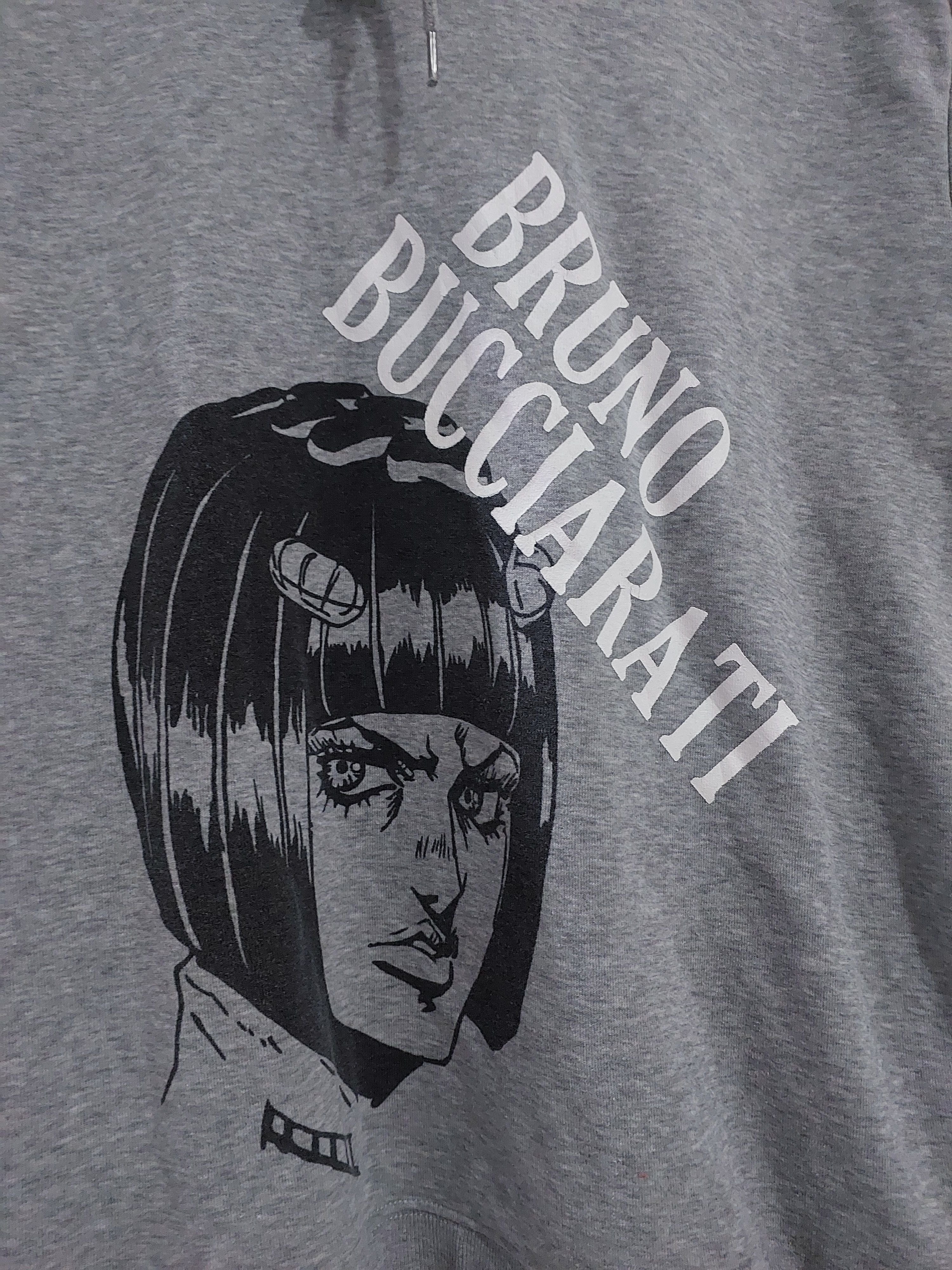 Anime × Japanese Brand × Vintage JOJO'S BIZARRE ADVENTURE ANIME BRUNO BUCCIARATI HOODIE Size US L / EU 52-54 / 3 - 6 Thumbnail