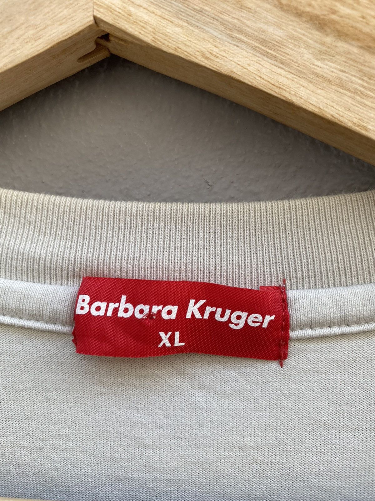 Barbara Kruger vintage 90s barbara kruger x art graphics rare XL tee Size US XL / EU 56 / 4 - 5 Thumbnail