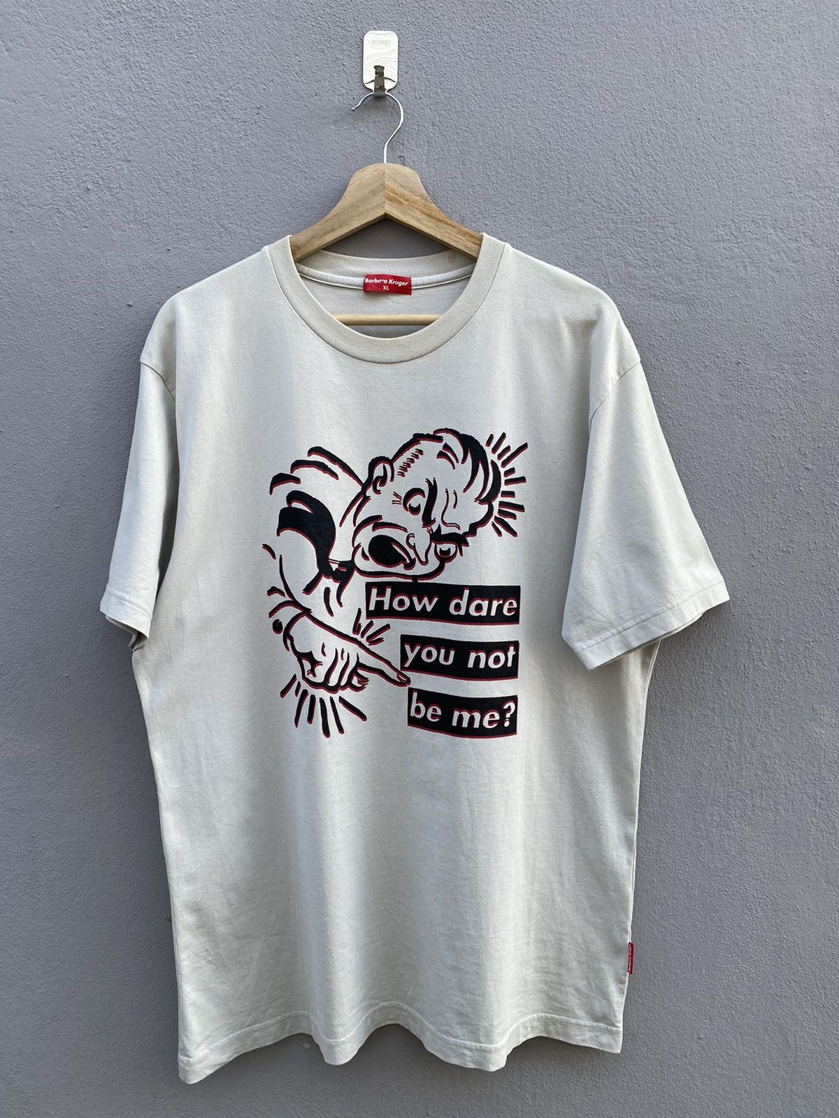 Barbara Kruger vintage 90s barbara kruger x art graphics rare XL tee Size US XL / EU 56 / 4 - 1 Thumbnail