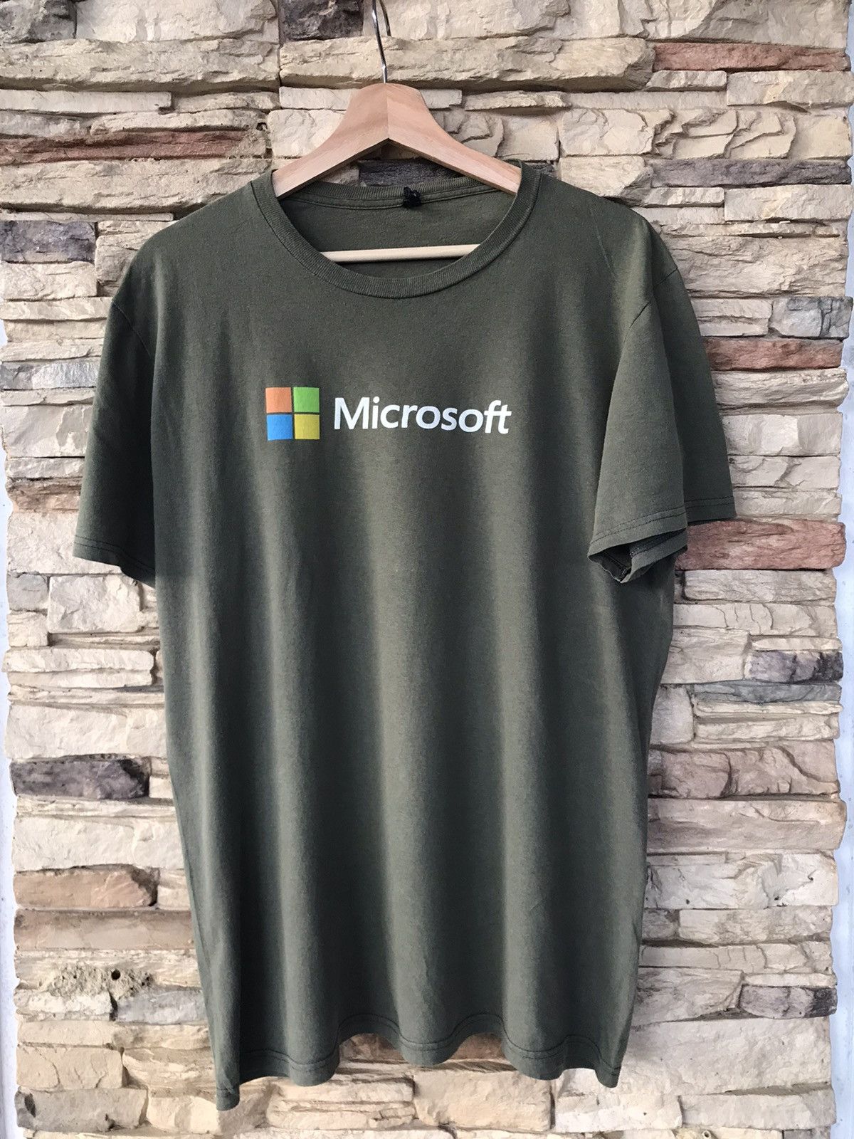 Microsoft Vintage Microsoft Tee Art Size US L / EU 52-54 / 3 - 1 Thumbnail